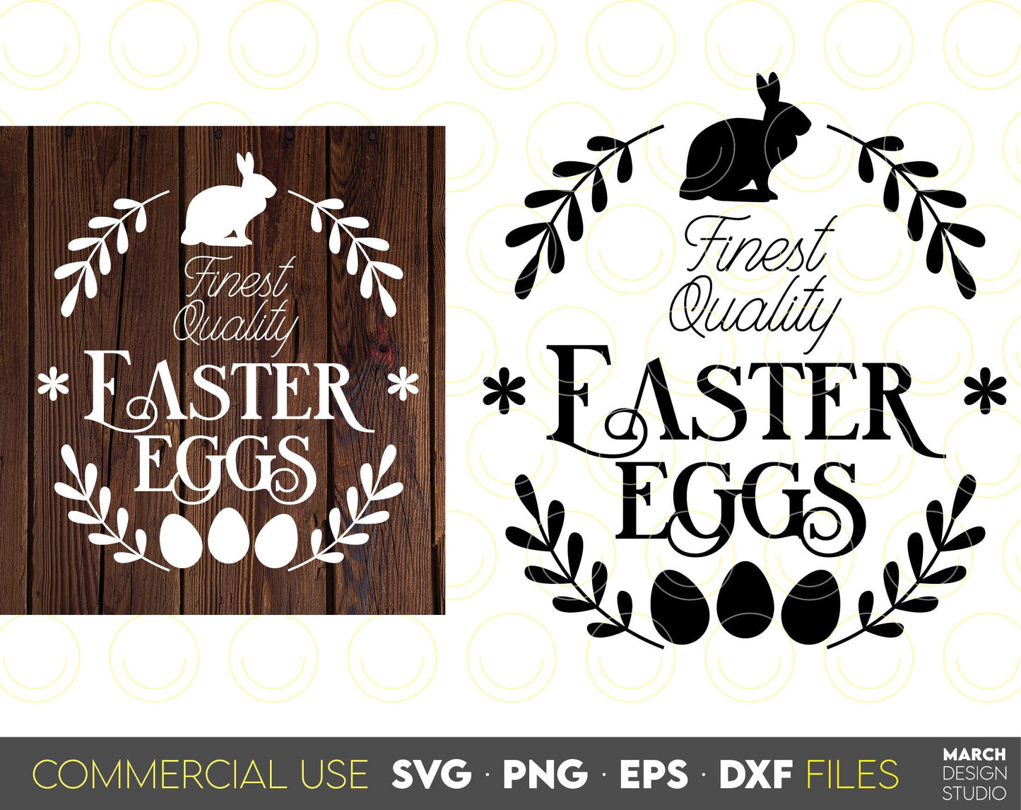 Farmhouse easter bundle for Your easter farmhouse ornaments, signs, decorations. SVG, PNG, EPS, DXF files included. Compatible with Cricut, Silhouette or other machines. Cut from vinyl, use for sublimation or laser cut projects. Buy now and enjoy!