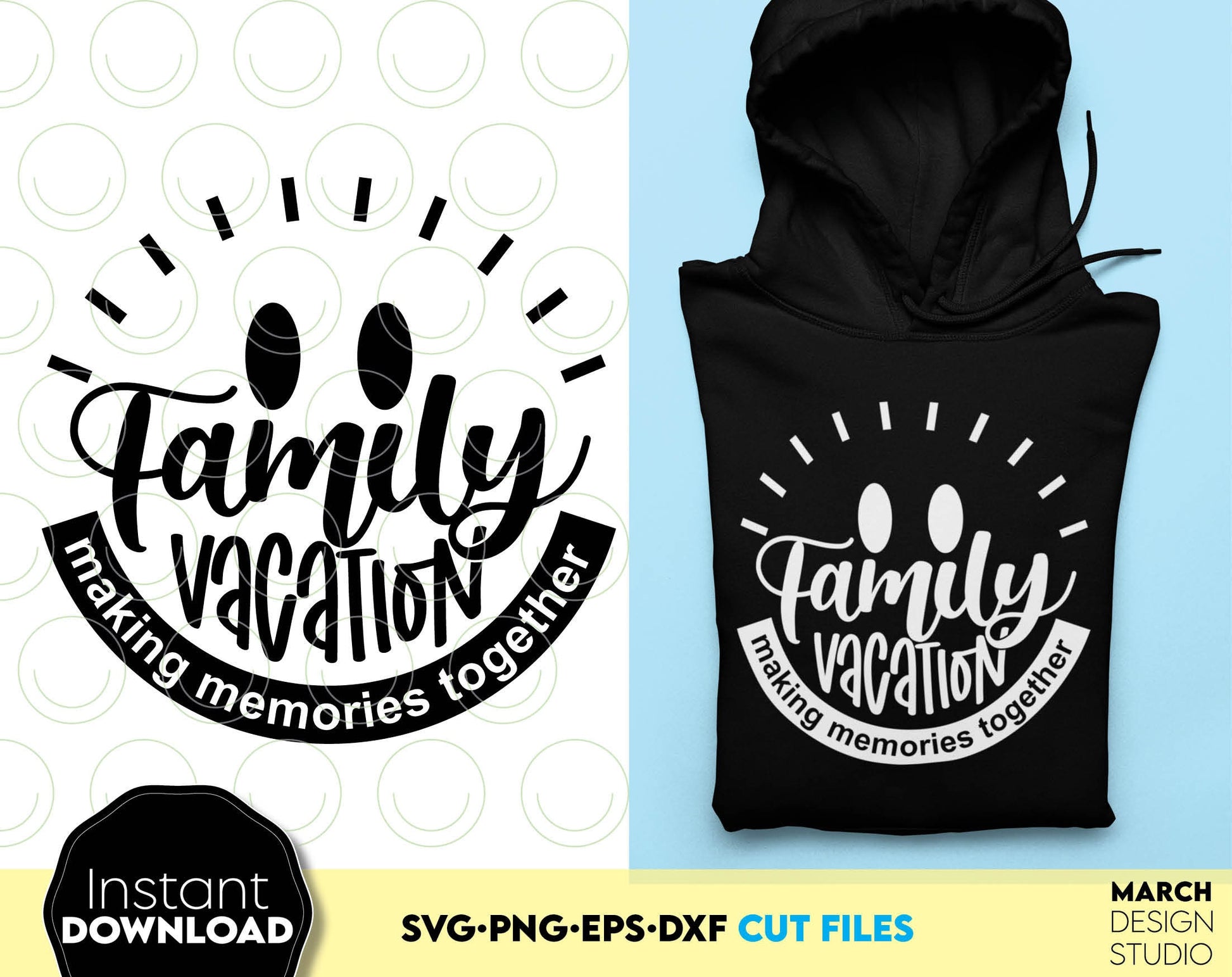 Family Vacation Shirts Design for Your amazing Summer Trip. Make Memories Together with Matching Shirts For All Your Family. SVG, DXF, EPS and PNG files included. Compatible with Cricut, Silhouette or other equipment. Buy now for a good price, enjoy!