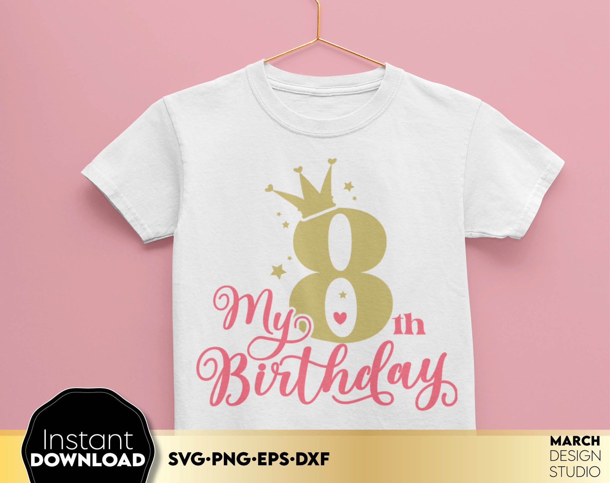 Kids Birthday Numbers designs for your loved ones birthday gifts. Ability to sublimate and use with vinyl cutting machines, like Cricut, Silhouette or Glowforge. Great design at a great price - buy now!