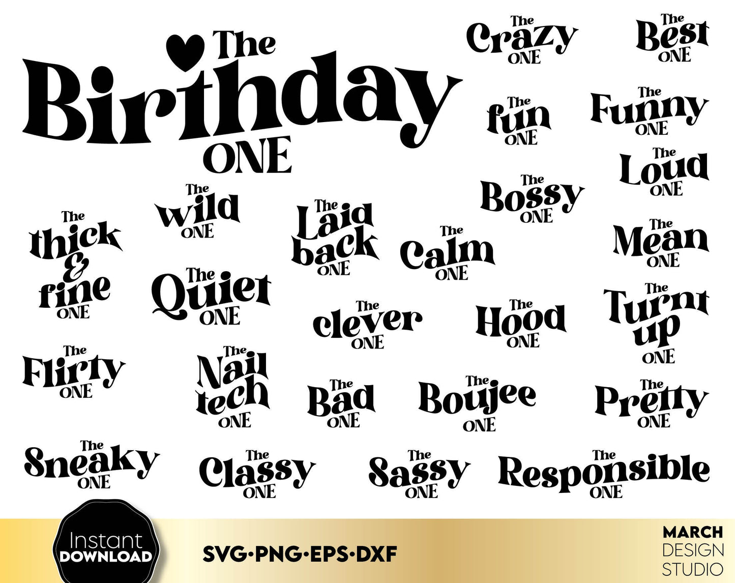 These Birthday shirt designs for party squad Bundle file designs, you can use them to surprise and delight your loved ones on Birthday. Make matching shirts for Your Besties Birthday, trip or other event. Compatible with Cricut, Silhouette equipment.