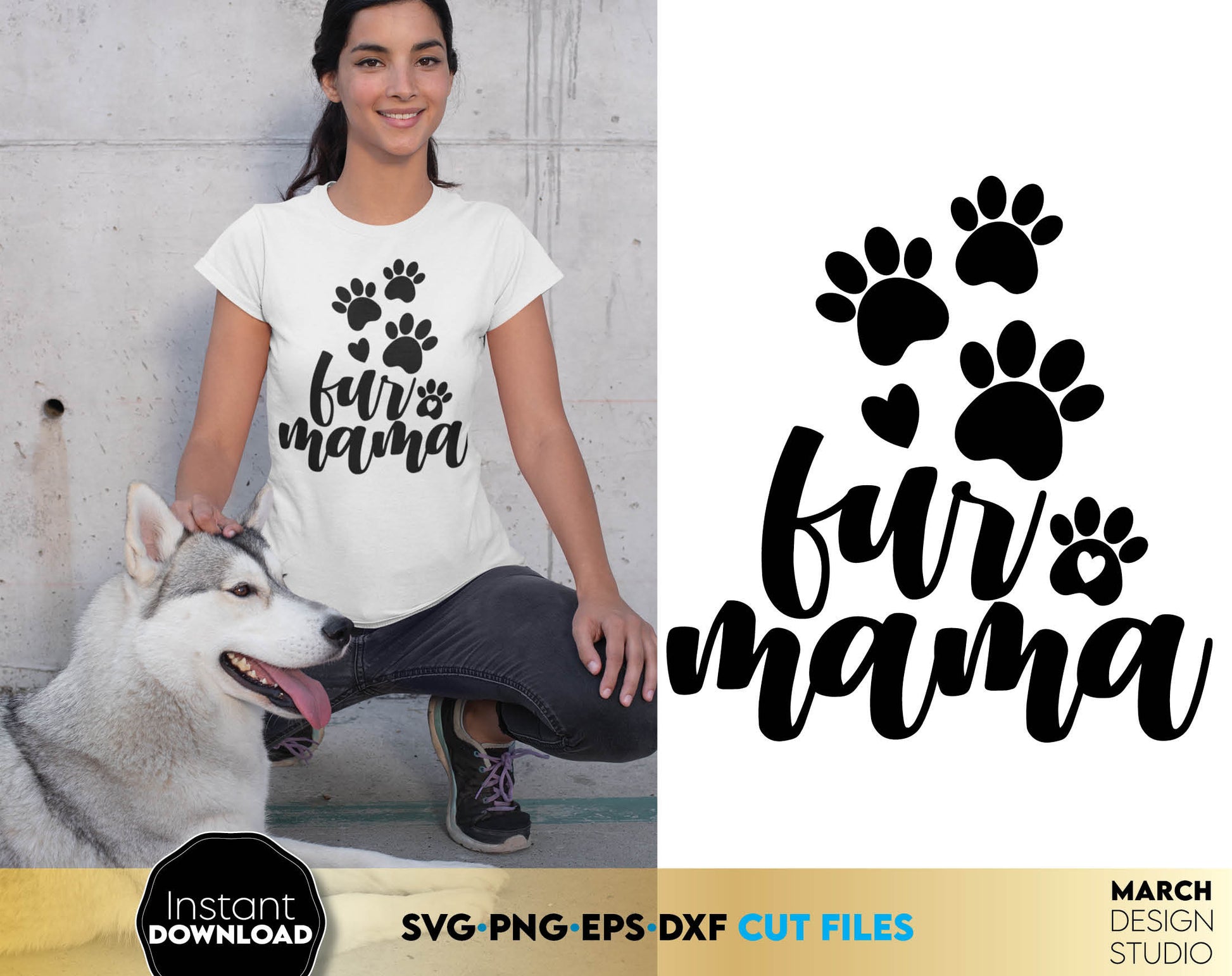 Stylized cats paw and dogs paw and cat dog faces for animal lovers. Pat lovers SVG designs Bundle for animal lovers. Use it to create beautiful and personalized things for your cat and dog - clothing, food bowl or make nice gifts for other lovers.