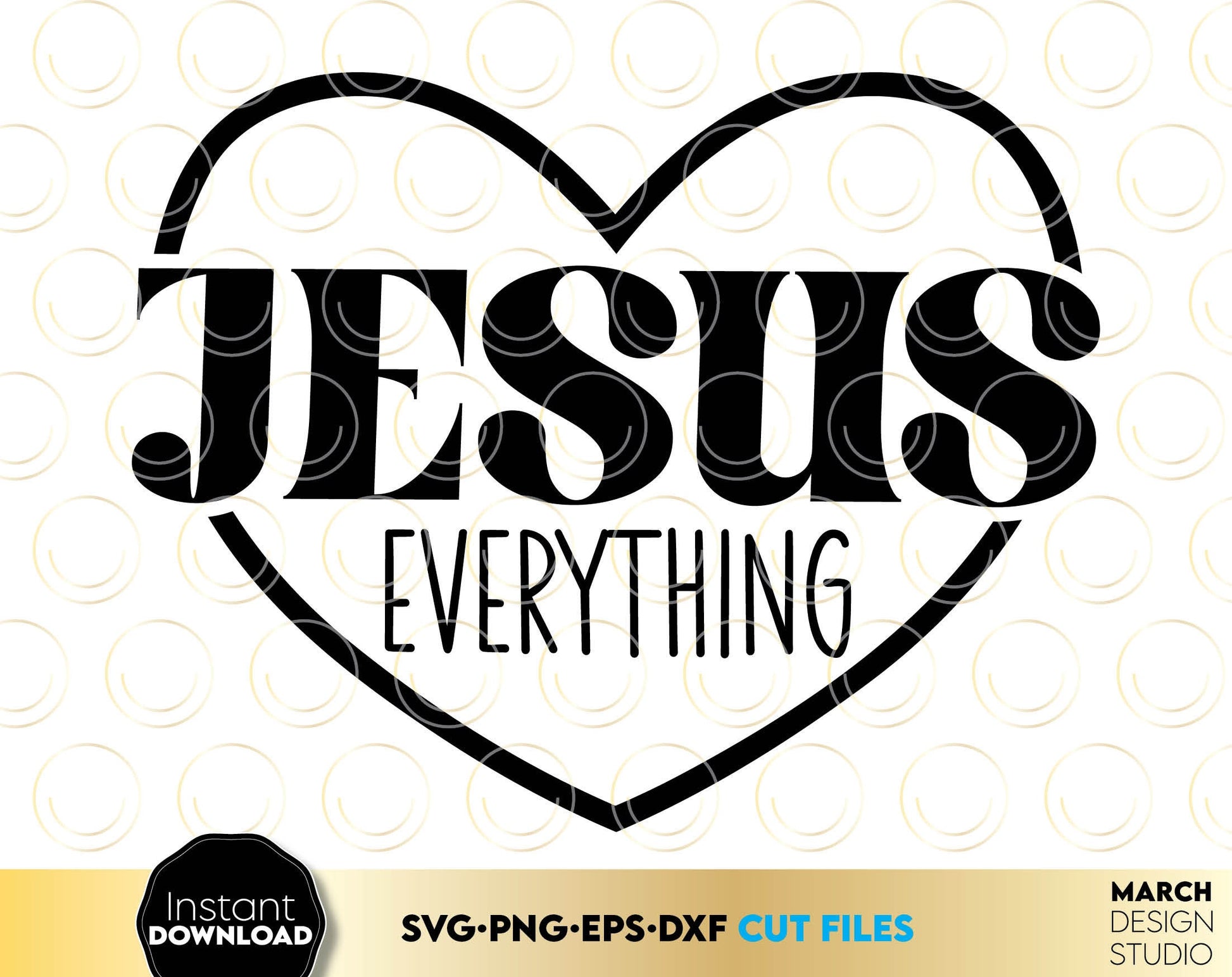 Christian 32 designs bundle for Easters or other event. SVG PNG EPS DXF files included. Compatible with Cricut, Silhouette or other equipment. Cut from vinyl, use for sublimation or laser cut or grave projects. Buy now for a good price and enjoy!