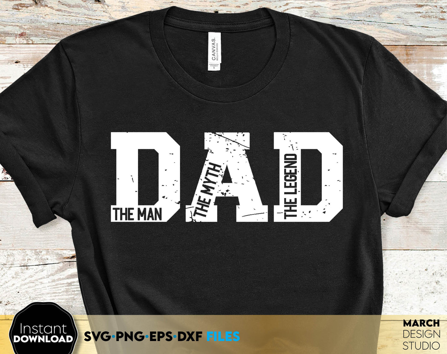 Fathers Day design for a great gift for your Dad. Use SVG, DXF, EPS or PNG files formats to make Fathers Day or Dad birthday gifts. Put the design on a cup, shirt or apron for your best dad in the world! Compatible with Cricut use for sublimation too