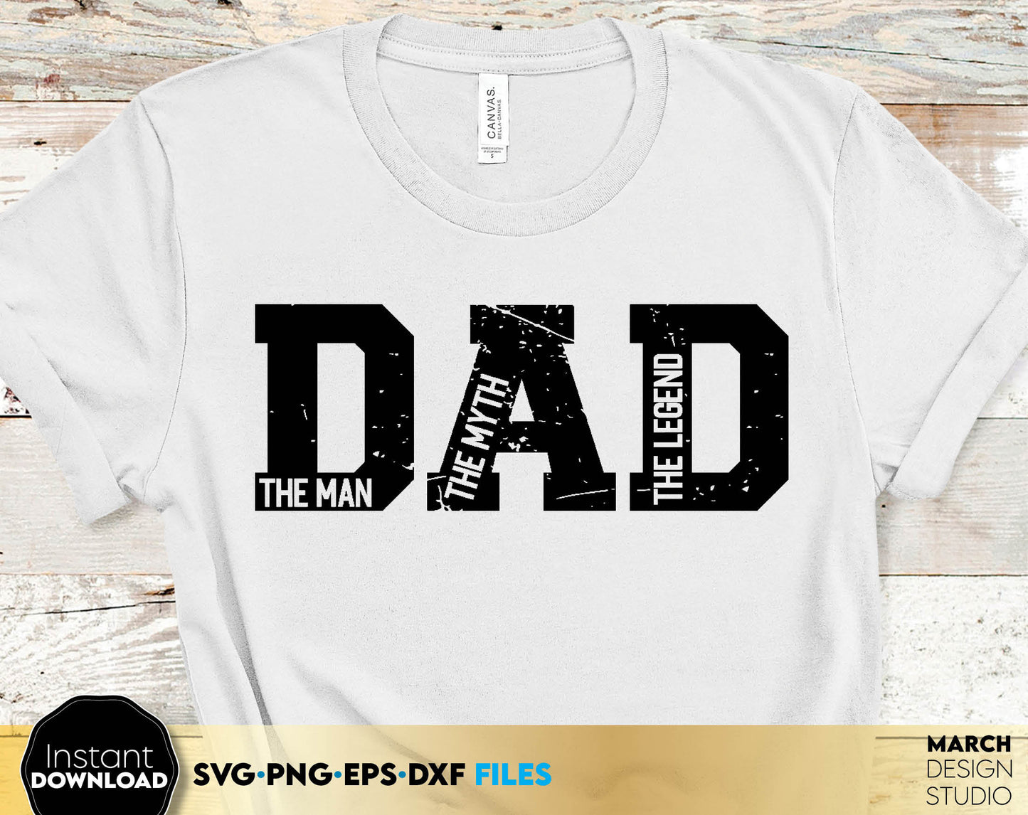 Fathers Day design for a great gift for your Dad. Use SVG, DXF, EPS or PNG files formats to make Fathers Day or Dad birthday gifts. Put the design on a cup, shirt or apron for your best dad in the world! Compatible with Cricut use for sublimation too