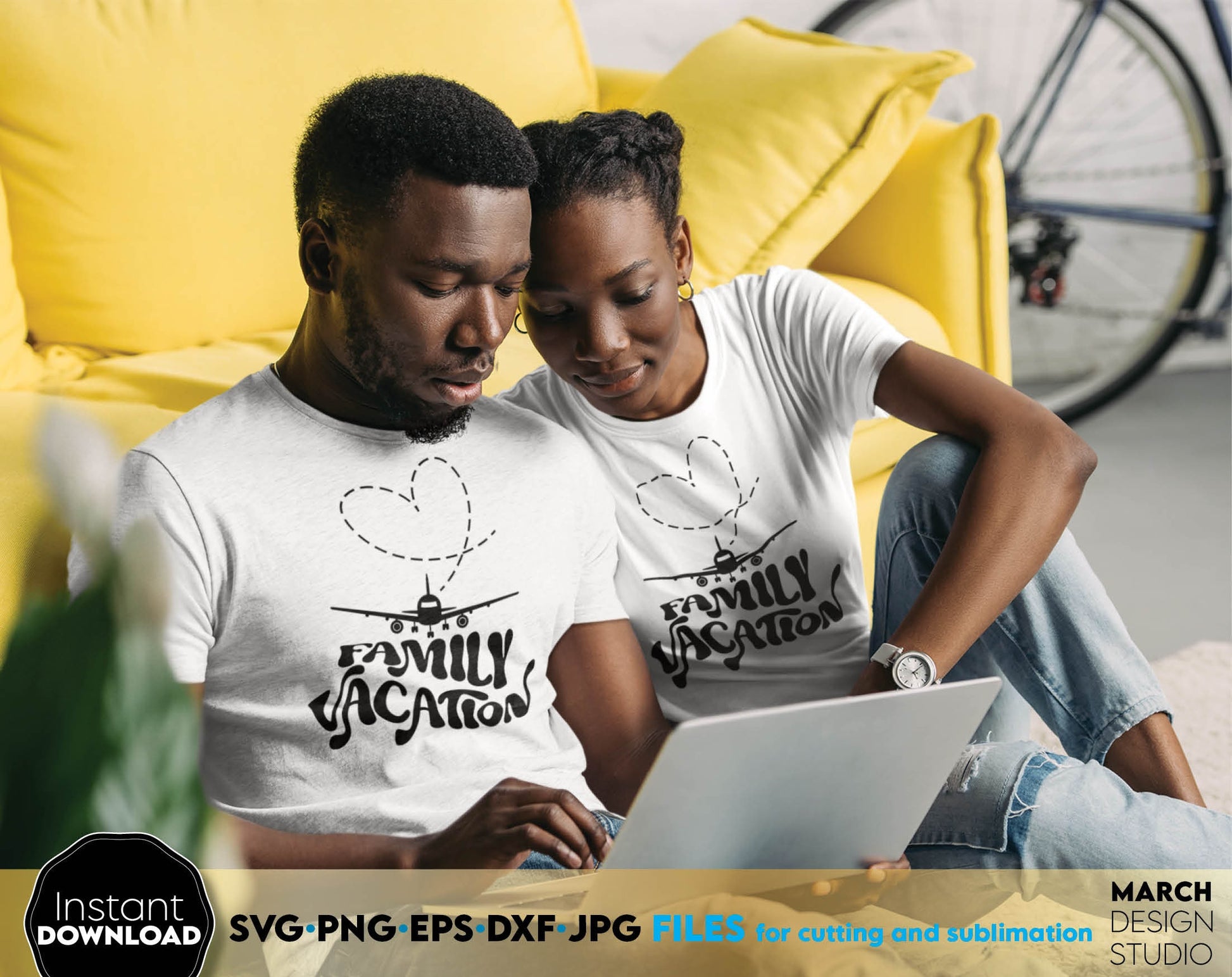 Family vacation shirt for family trip matching shirt. SVG, PNG, EPS, DXF, JPG files included. Cut from vinyl, use for sublimation or laser cut / grave projects. Compatible with Cricut, Silhouette or other machines. Buy now for a good price and enjoy!