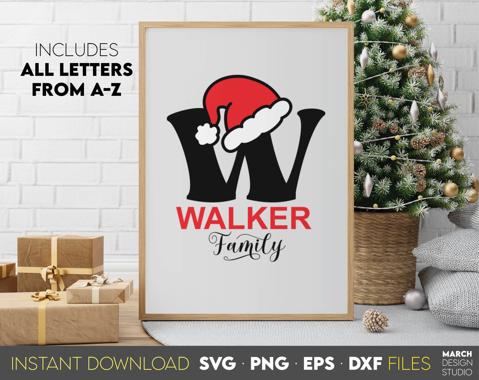 Christmas Monogram for Christmas Ornaments design letters you can use to surprise and delight your loved ones on Christmas. Christmas Monogram SVG in various formats allow you to use for any Your Christmas project. Use with Cricut, Silhouette. Enjoy!