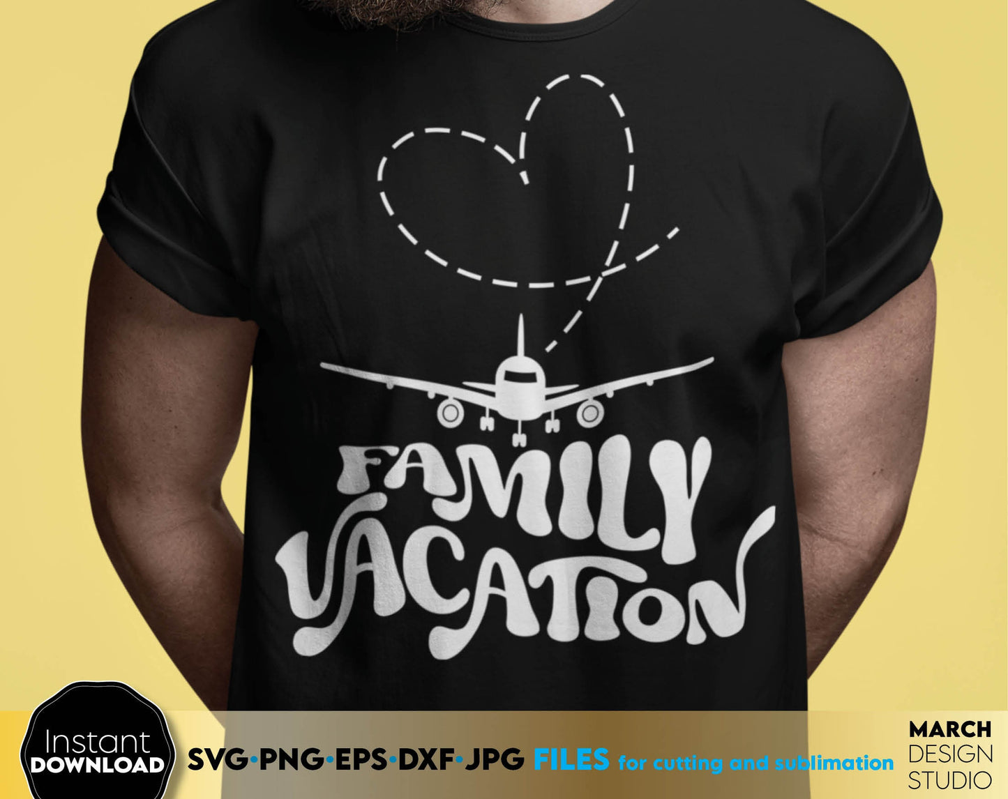 Family vacation shirt for family trip matching shirt. SVG, PNG, EPS, DXF, JPG files included. Cut from vinyl, use for sublimation or laser cut / grave projects. Compatible with Cricut, Silhouette or other machines. Buy now for a good price and enjoy!