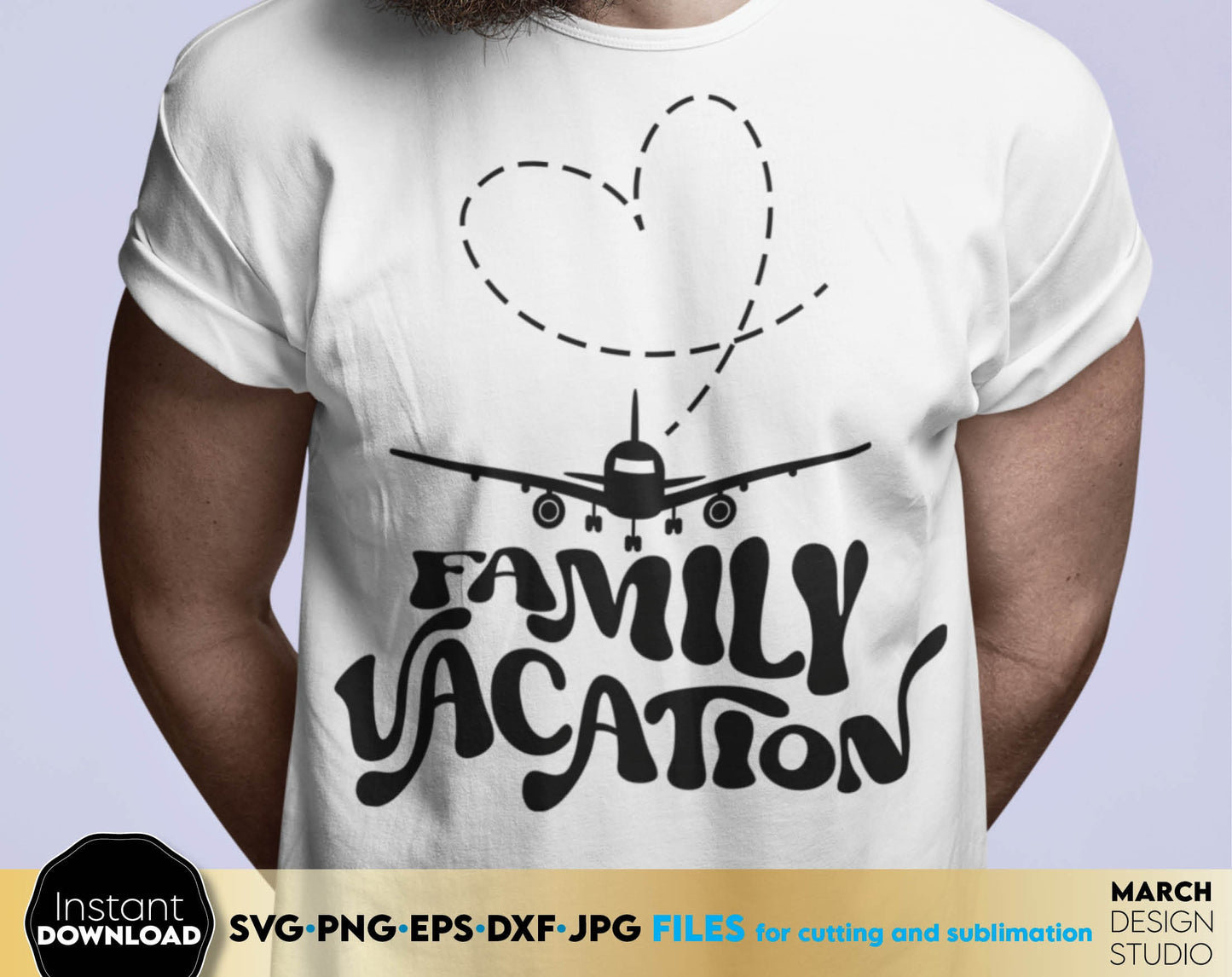 Family vacation shirt for family trip matching shirt. SVG, PNG, EPS, DXF, JPG files included. Cut from vinyl, use for sublimation or laser cut / grave projects. Compatible with Cricut, Silhouette or other machines. Buy now for a good price and enjoy!