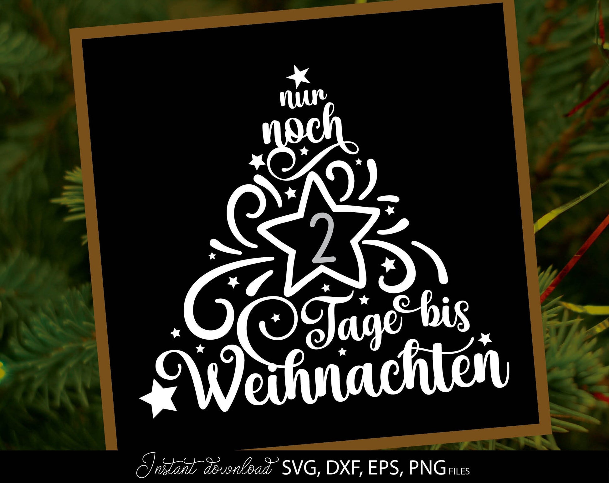 A Christmas decoration for those who make their own decorations to decorate their home. A great way to count down the days until Christmas. SVG, DXF, EPS, PNG files included. Compatible with Cricut, Silhouette machines. Buy now for a good price.