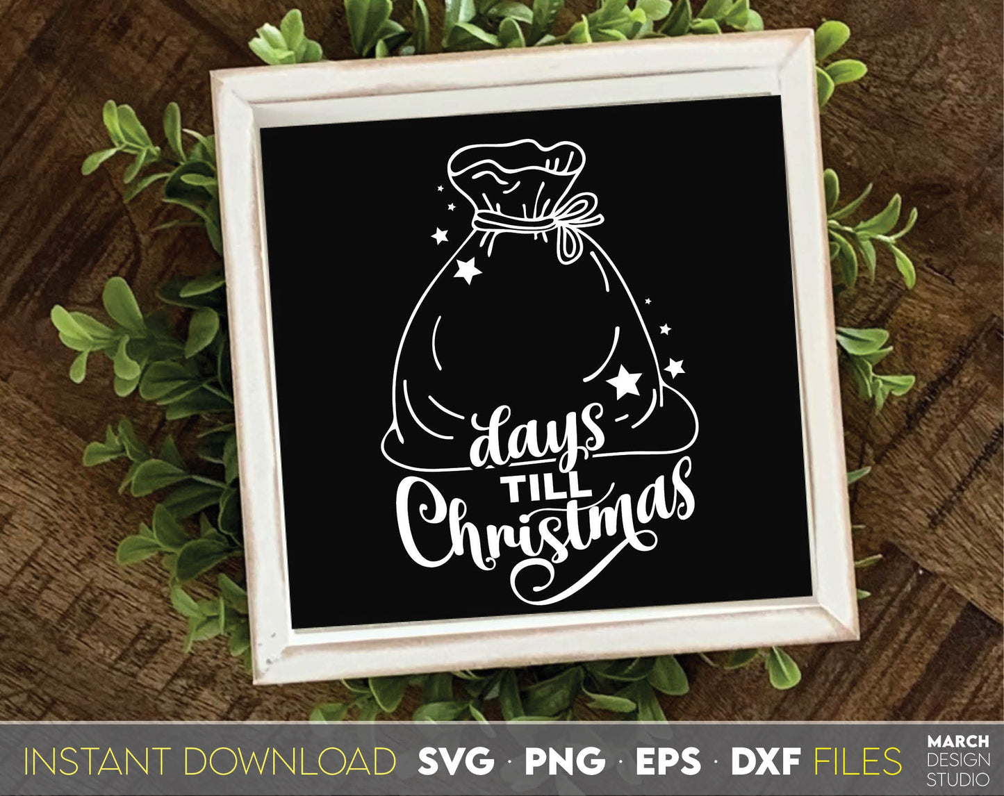 Days till Christmas design you can use to surprise and delight your loved ones on Christmas. Days Till Christmas SVG in various formats allow you to use for any Your Christmas project. Use with Cricut, Silhouette equipment. Buy now for a good price.