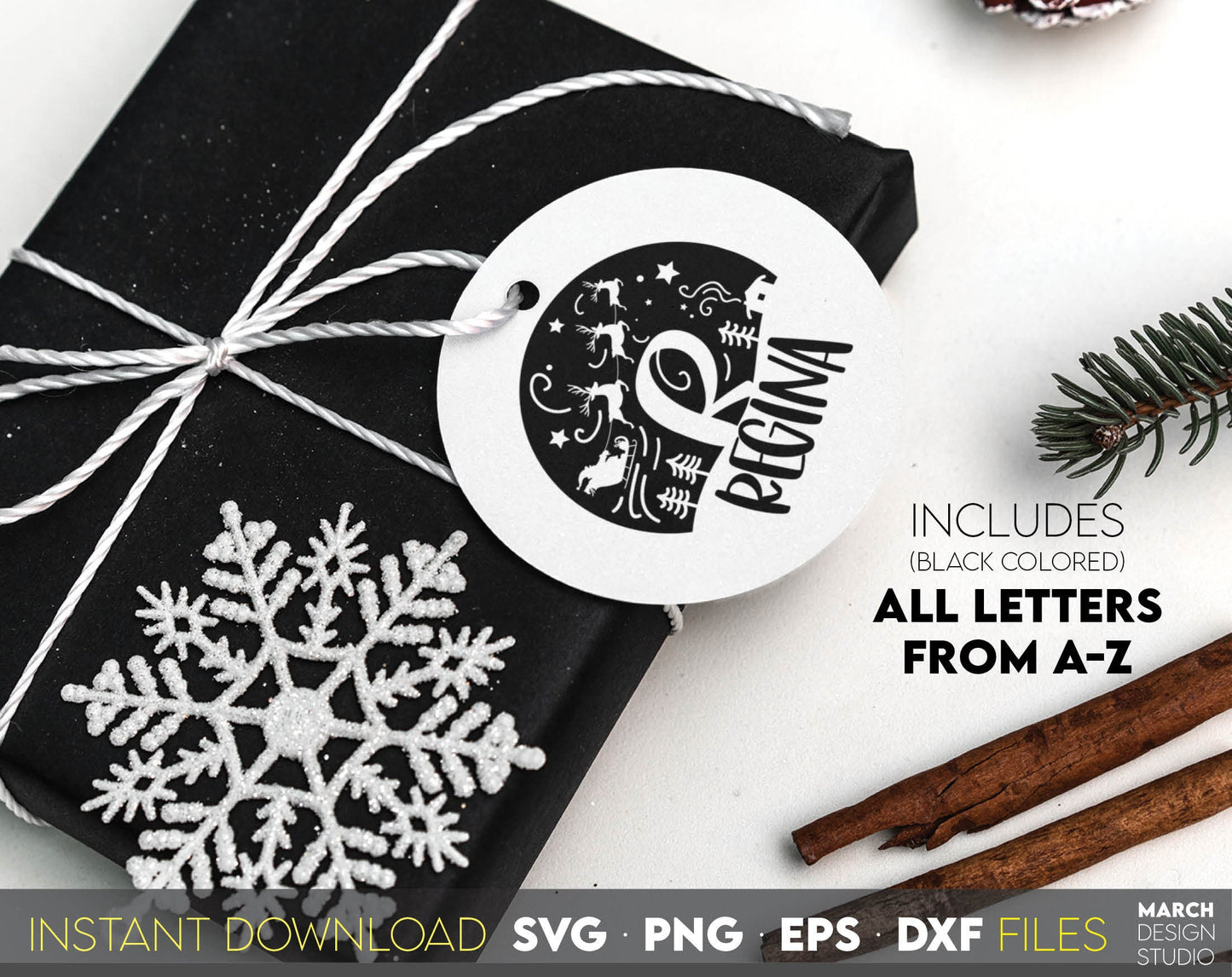 Custom Christmas Gift Ideas SVG design you can use to surprise and delight your loved ones on Christmas. Custom this Ornament yourself and make beautiful gift for Christmas. Various files formats allow you to use for any Your Christmas project.