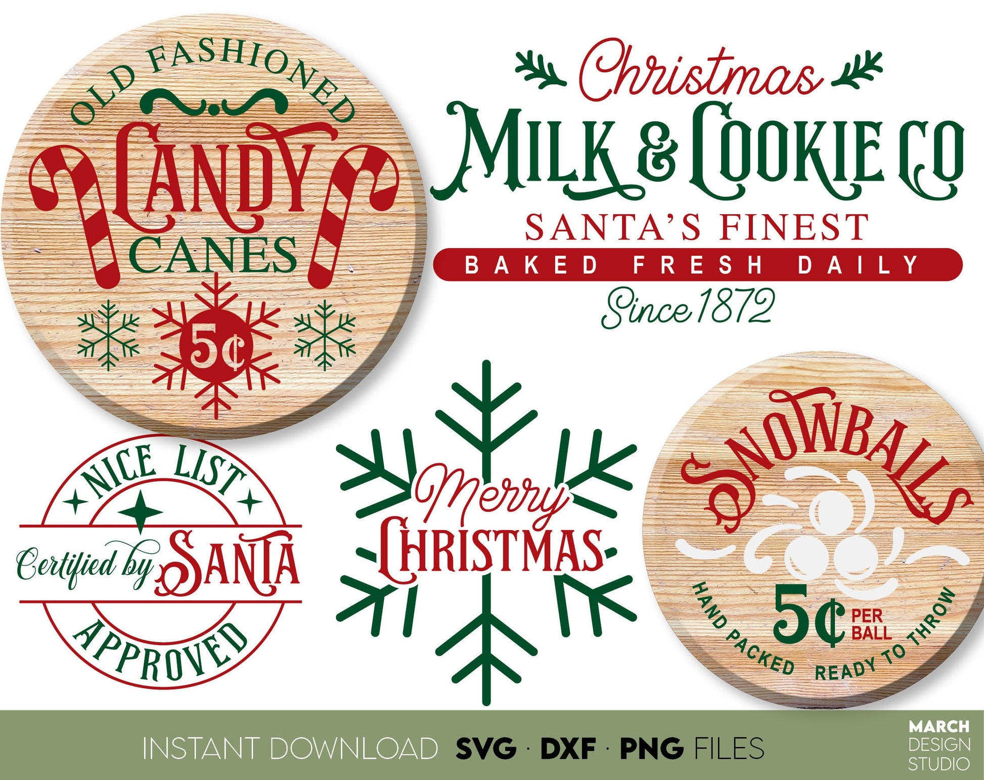 Vintage Christmas Sign SVG bundle designs you can use them to surprise and delight your loved ones on Christmas. Christmas Ornaments SVG Bundle files in various formats allow you to use designs for Christmas Gifts with Cricut or as laser cut files.