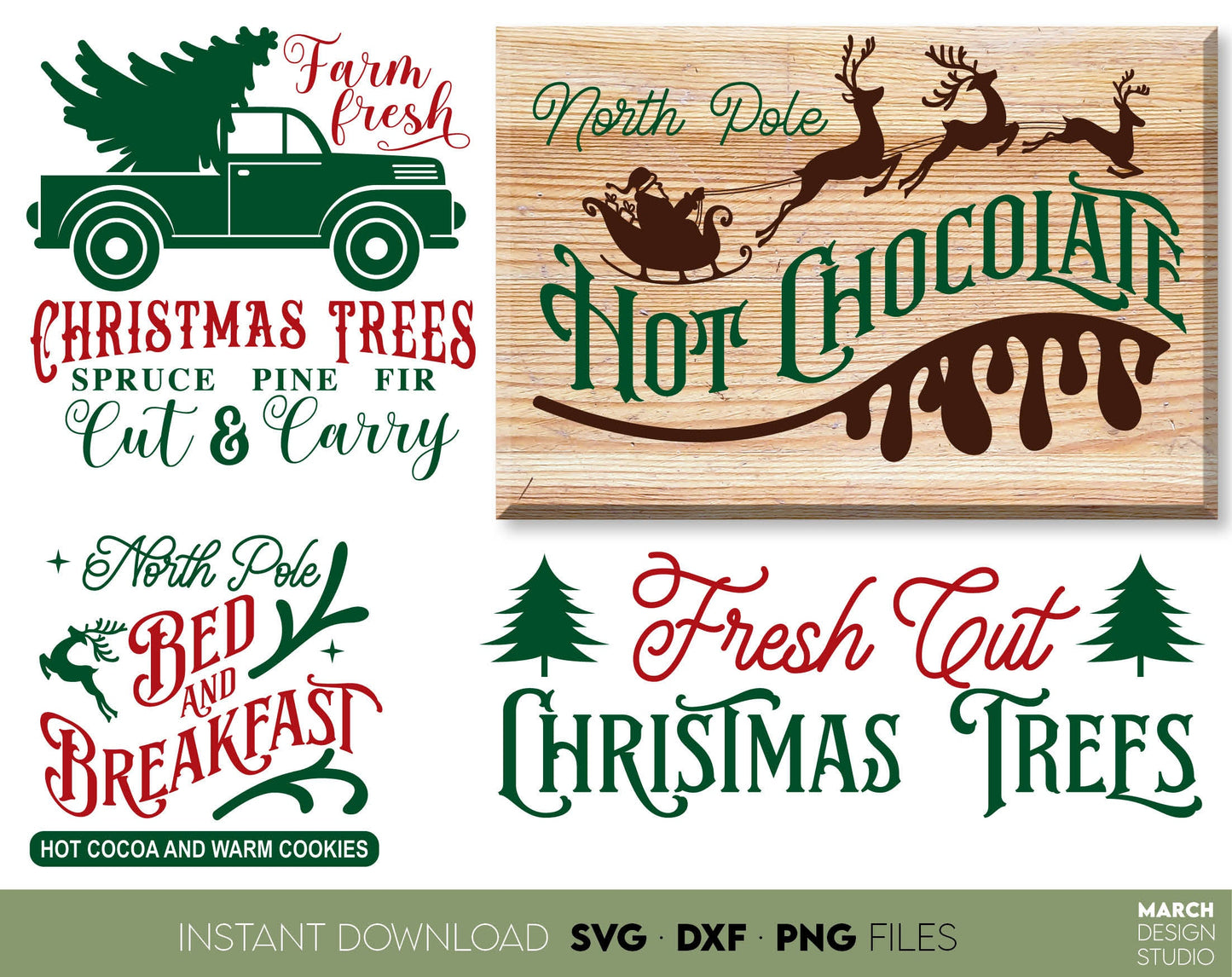 Vintage Christmas Sign SVG bundle designs you can use them to surprise and delight your loved ones on Christmas. Christmas Ornaments SVG Bundle files in various formats allow you to use designs for Christmas Gifts with Cricut or as laser cut files.