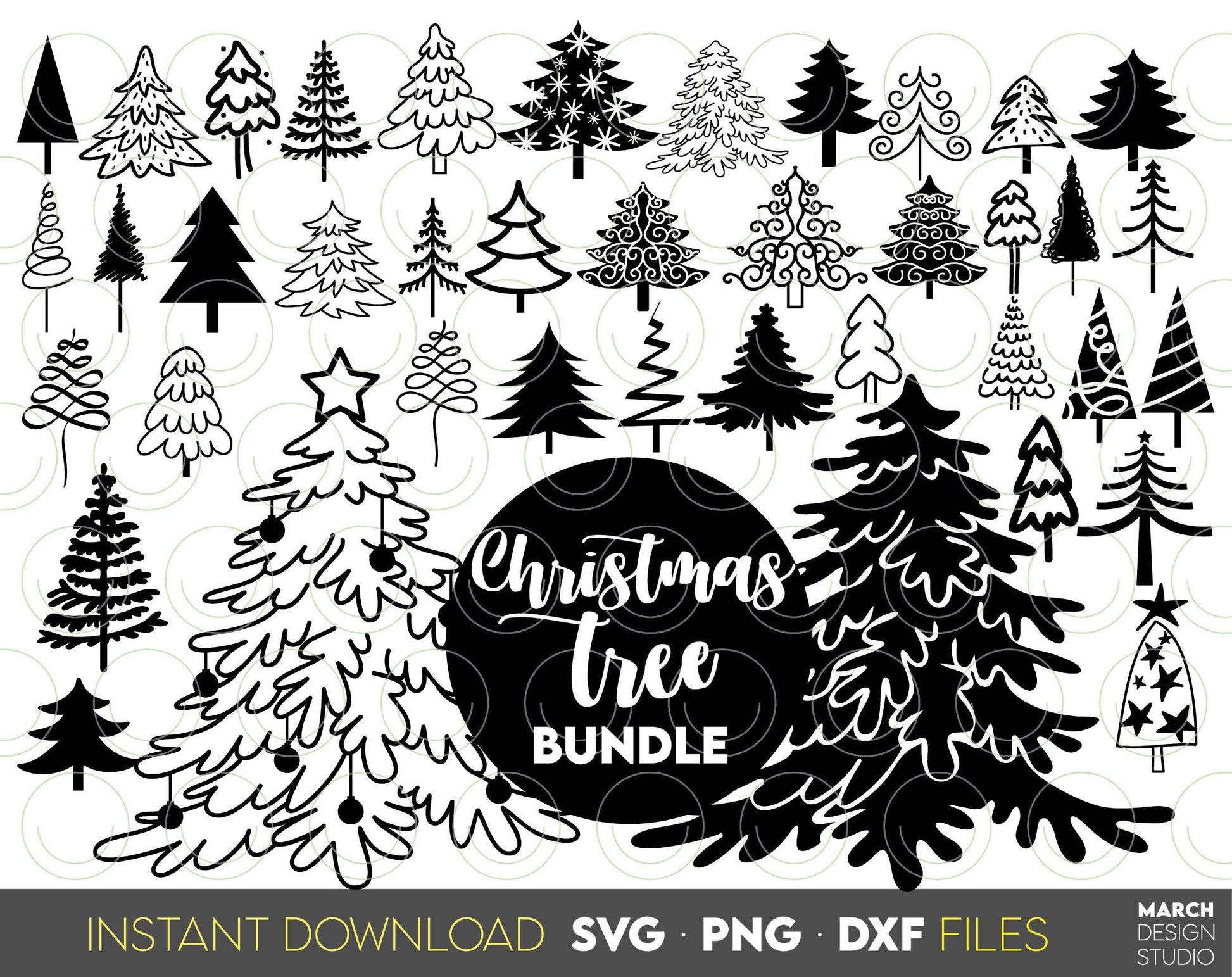 Christmas Tree SVG bundle design you can use to surprise and delight your loved ones on Christmas. Various files formats allow you to use for any Your Christmas project. Use with Cricut, Silhouette or Glowforge equipment.