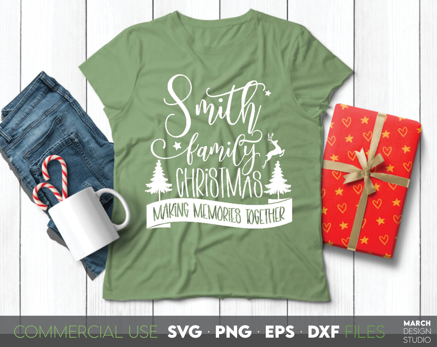 Family Christmas making memories together. Use for cutting form vinyl, sublimation or laser cut projects. SVG, PNG, DXF, EPS files included. Compatible with Cricut, Silhouette, Glowforge and other equipment. Buy now and enjoy!