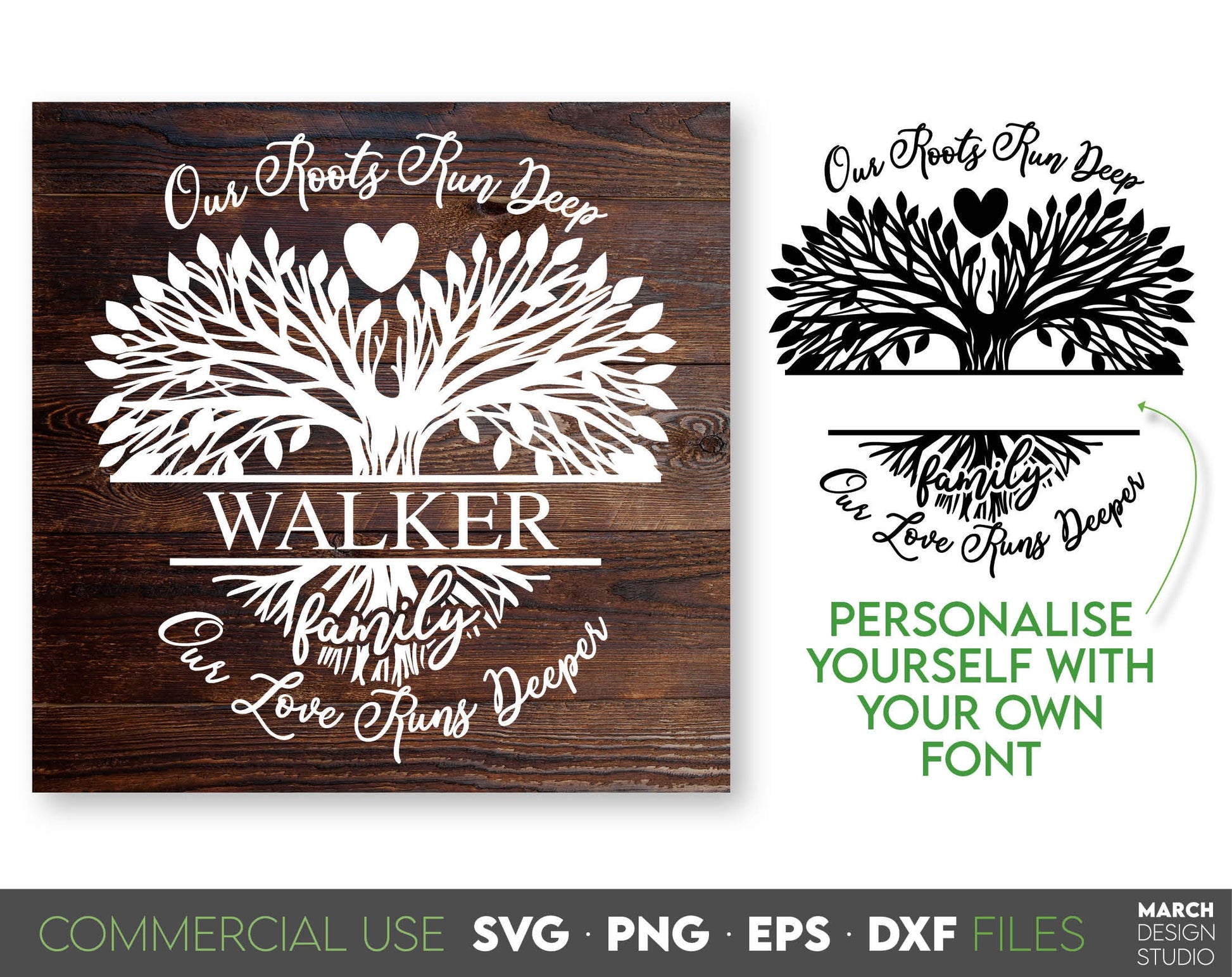 Family Tree Monogram SVG for Your gift projects or home decoration. 
Files allow you to use designs for engraving on glass, making shirts, tumblers with Cricut, Silhouette equipment. Files designed and easy to use for laser cutting. Buy now, enjoy!