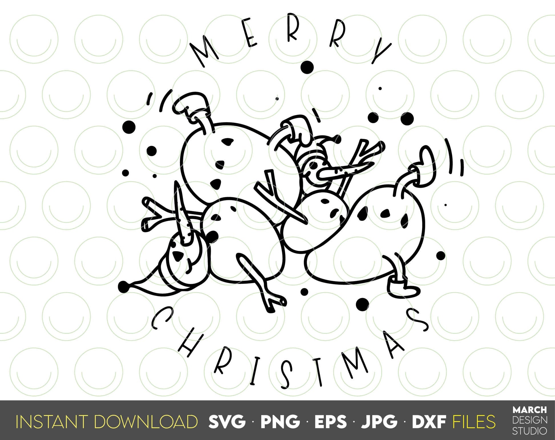 Funny Snowman family clipart for Your Christmas ornaments. Use for cutting form vinyl, sublimation or laser cut projects. SVG, PNG, DXF, EPS and JPG files included. Compatible with Cricut, Silhouette, Glowforge and other equipment. Buy now and enjoy!