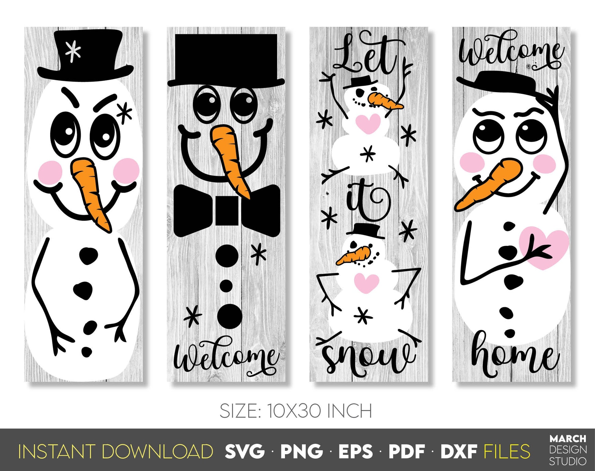 Snowman faces and silhouette for Your Christmas or New Years eve projects. Use for cutting form vinyl, sublimation or laser cut projects. SVG, PNG, DXF, EPS and JPG files included. Compatible with Cricut, Silhouette, Glowforge and other equipment.