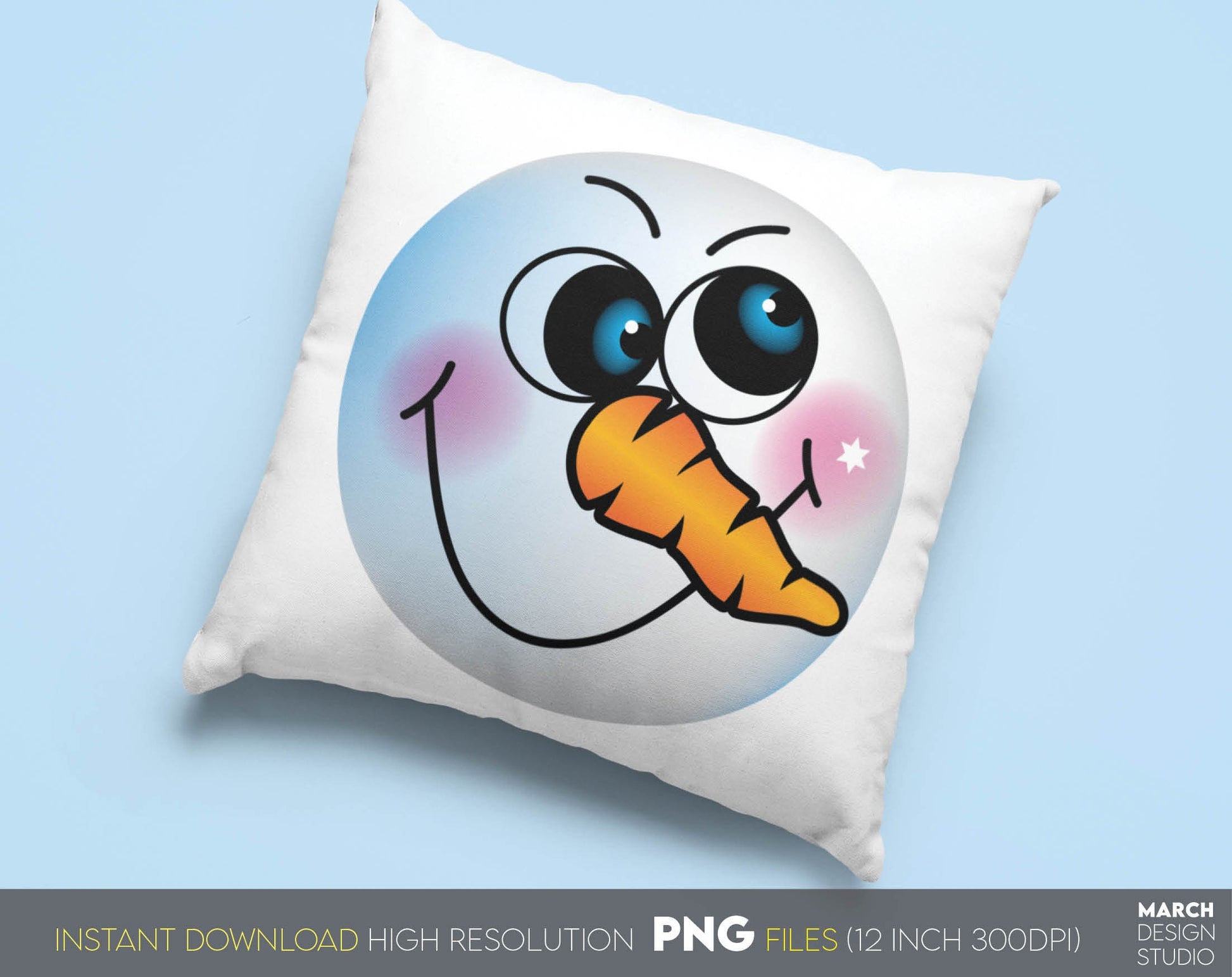 Snowman face PNG bundle for Your Christmas sublimation projects. Buy now and enjoy!