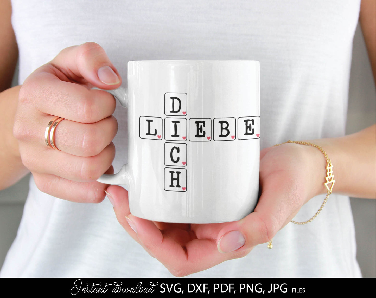 German Plotter File Lieble Quotes bundle. SVG, PNG, JPG, PDF, DXF files included. Compatible with Cricut, Silhouette and others machines. Use for sublimation or laser cut projects as well. Buy now for a good - discount price. Enjoy!