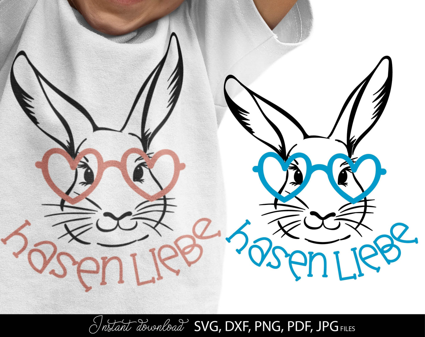 German Oster Plotter File Hasen Liebe Bunny Silhouette SVG PNG DXF EPS PDF included. Use for cutting from vinyl, sublimation or laser cut projects. Compatible with Cricut, Silhouette or Glowforge equipment. Buy now for a good price and enjoy!