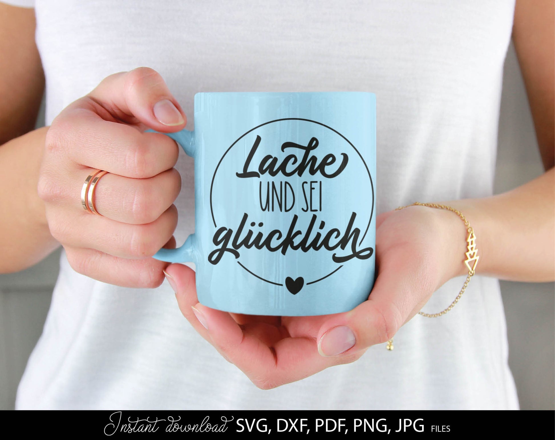 German Positive Quotes Plotter File SVG, PNG DXF JPG and PDF files included. Compatible with Cricut, Silhouette, Glowforge or other machines. Use for sublimation or laser cut projects as well. Buy now and enjoy! Discount prices available.