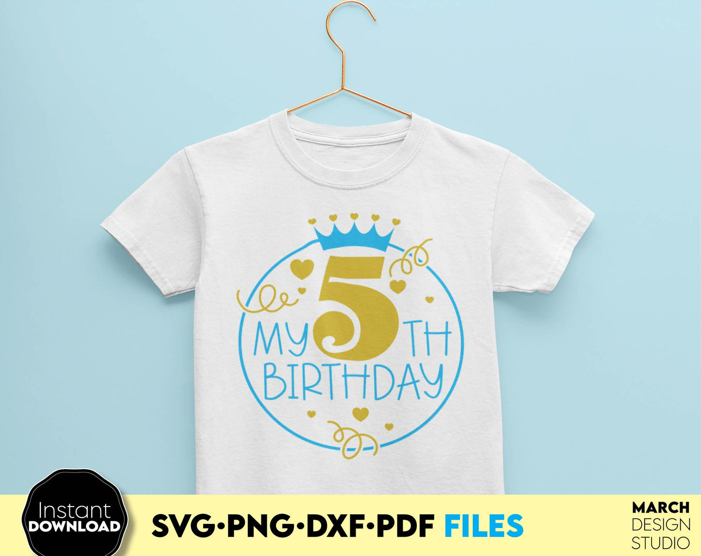 Kids Birthday numbers 1 - 10 for Your Boys and Girls Birthday shirts. SVG, PNG, DXF, PDF files included. Cut from vinyl, use for sublimation or laser cut / grave projects. Compatible with Cricut, Silhouette or other equipment. Buy now and enjoy!