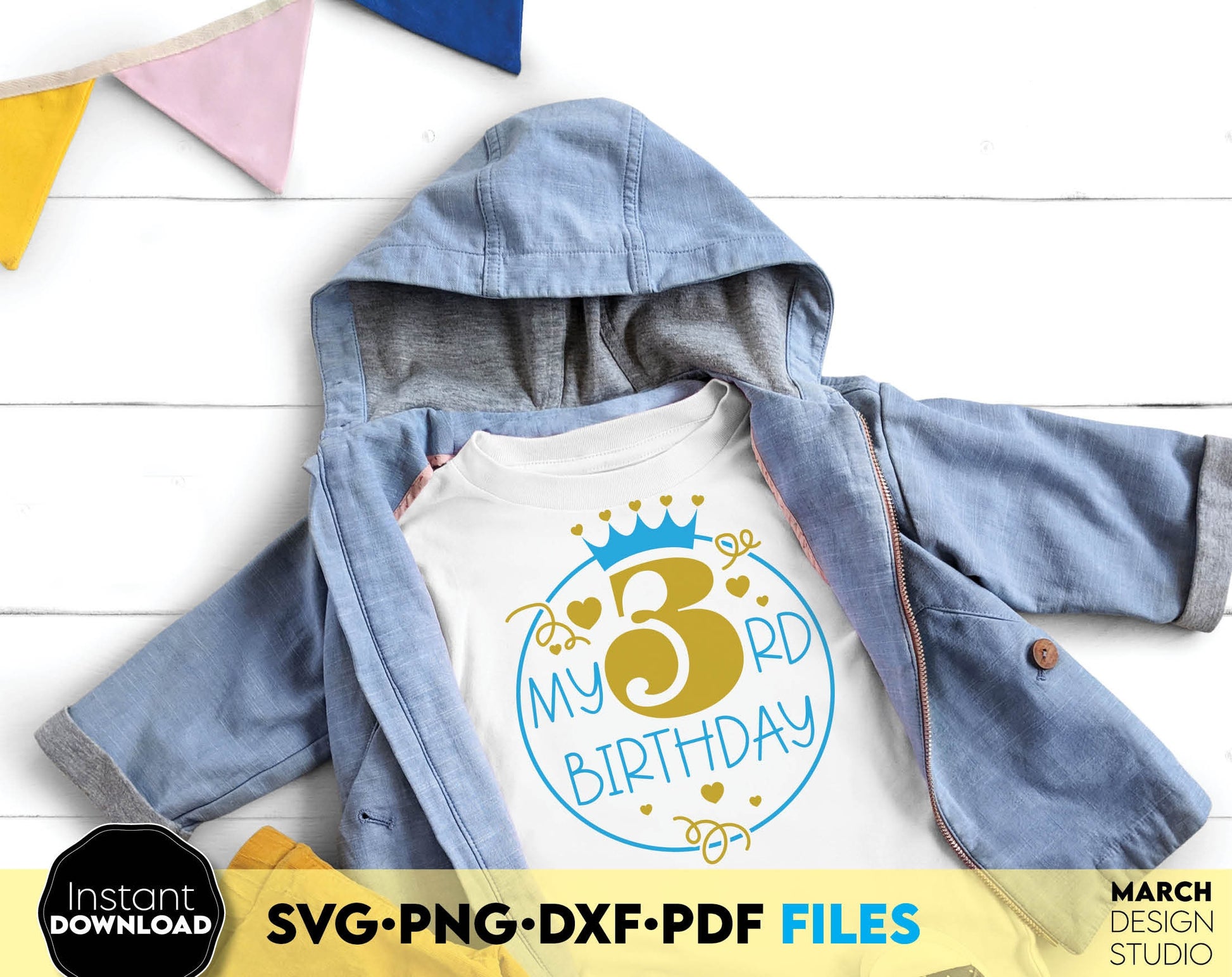 Kids Birthday numbers 1 - 10 for Your Boys and Girls Birthday shirts. SVG, PNG, DXF, PDF files included. Cut from vinyl, use for sublimation or laser cut / grave projects. Compatible with Cricut, Silhouette or other equipment. Buy now and enjoy!