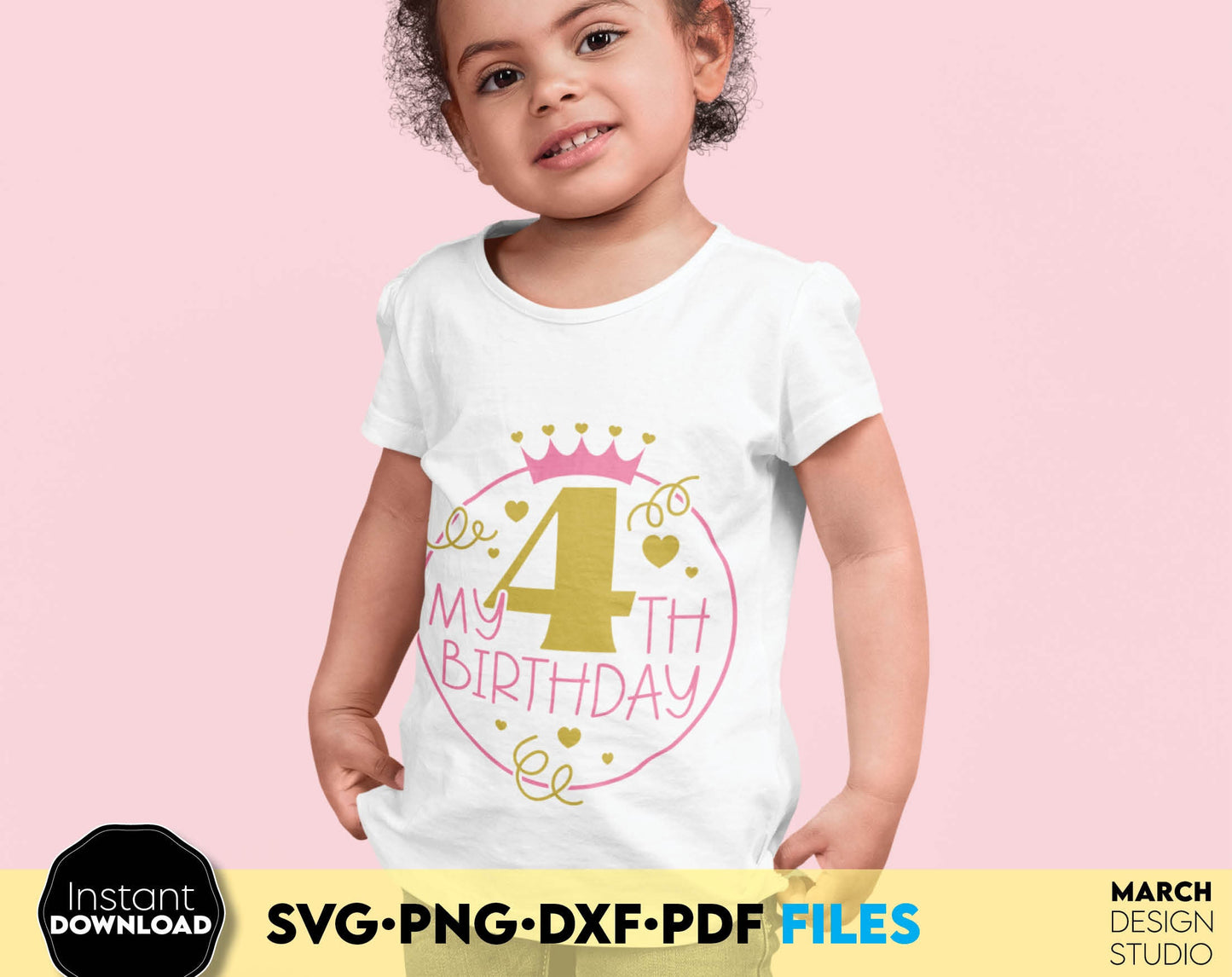 Kids Birthday numbers 1 - 10 for Your Boys and Girls Birthday shirts. SVG, PNG, DXF, PDF files included. Cut from vinyl, use for sublimation or laser cut / grave projects. Compatible with Cricut, Silhouette or other equipment. Buy now and enjoy!