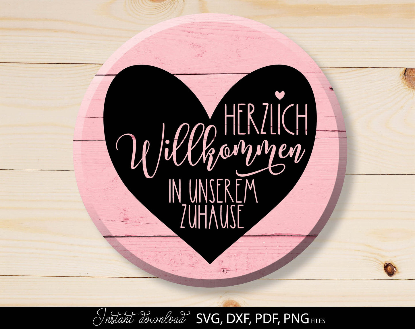 German Willkommen Plotter File Svg Bundle. SVG DXF PDF PNG files included. Compatible with Cricut, Silhouette or other equipment. Cut from vinyl, use for sublimation or laser cut or grave projects as well. Buy now for a good price and enjoy!