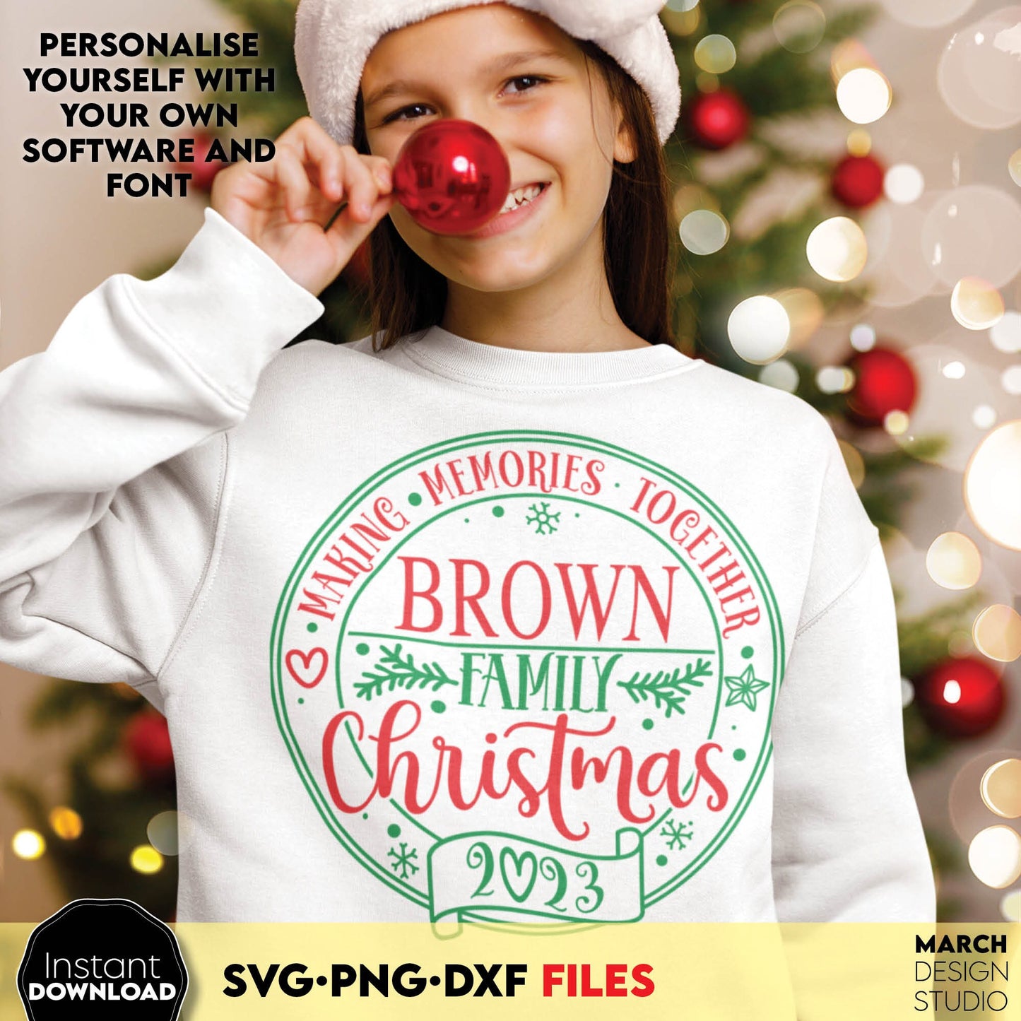 Family Group Christmas party shirt design. SVG PNG DXF files included. Compatible with Cricut, Silhouette or other equipment. Usable for commercial use. Instant digital download files for Your Group Christmas crew party. Buy now for a good price.