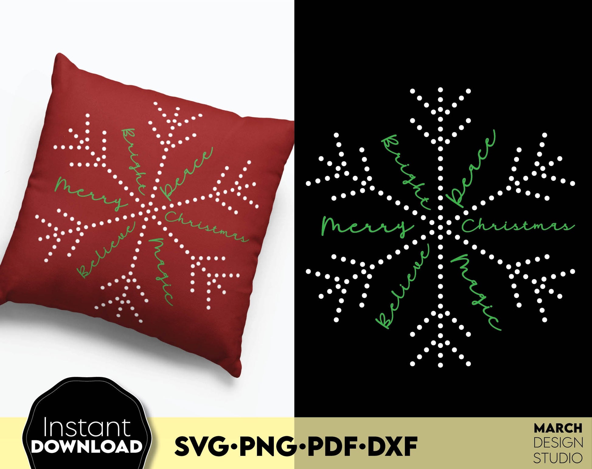 Funny Christmas snowflake design for Your Christmas gift ideas, ornaments or shirt design. SVG PNG PDF DXF files included. Compatible with Cricut, Silhouette or other equipment. Cut from vinyl, use for sublimation or laser cut projects. Buy now!