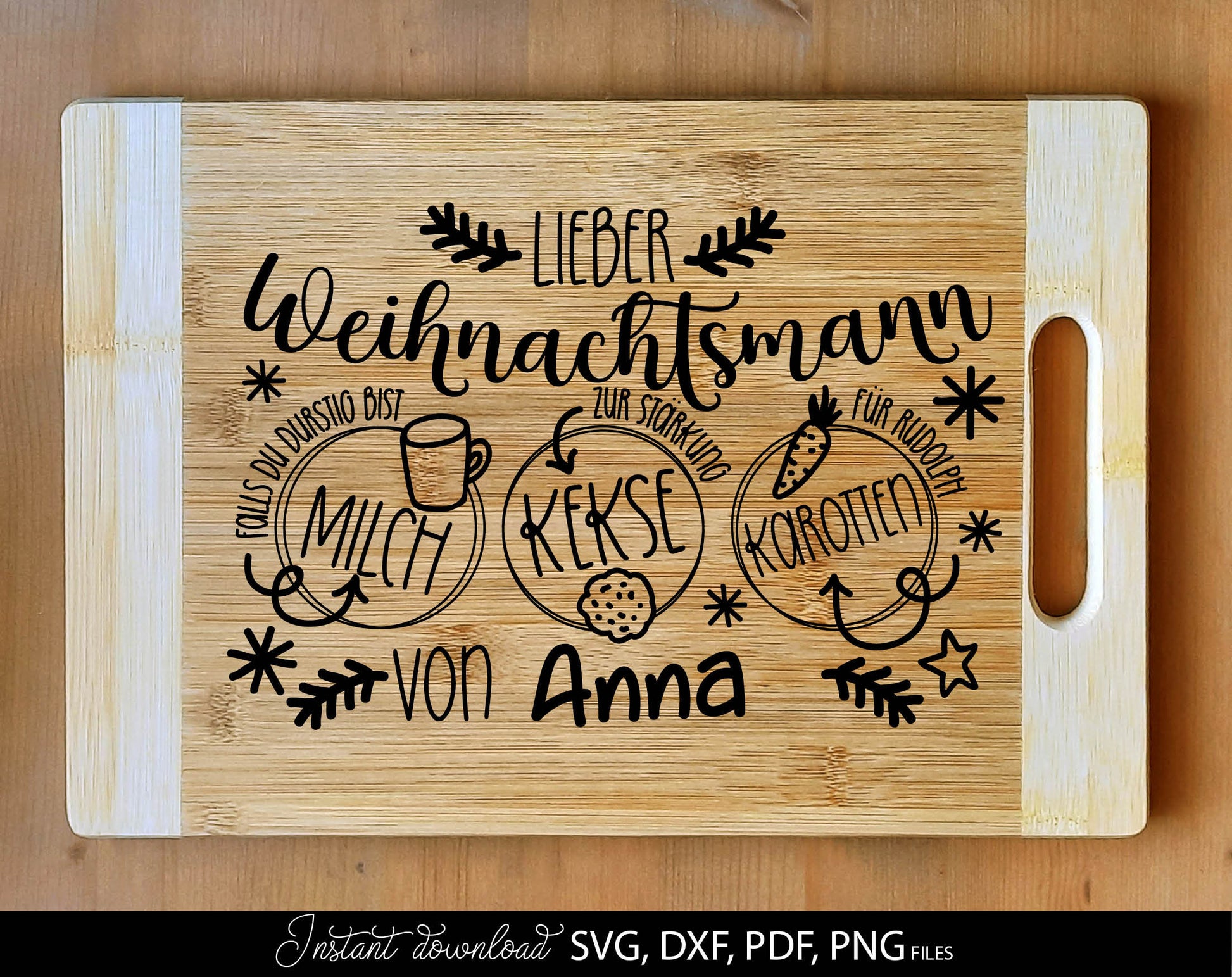 German Wihnahtsmenn board plotter file svg png dxf designs bundle for You Christmas evening ornaments. Use for cutting from vinyl, sublimation or laser cut projects. Compatible with Cricut, Silhouette or other equipment. 
Buy now and enjoy!