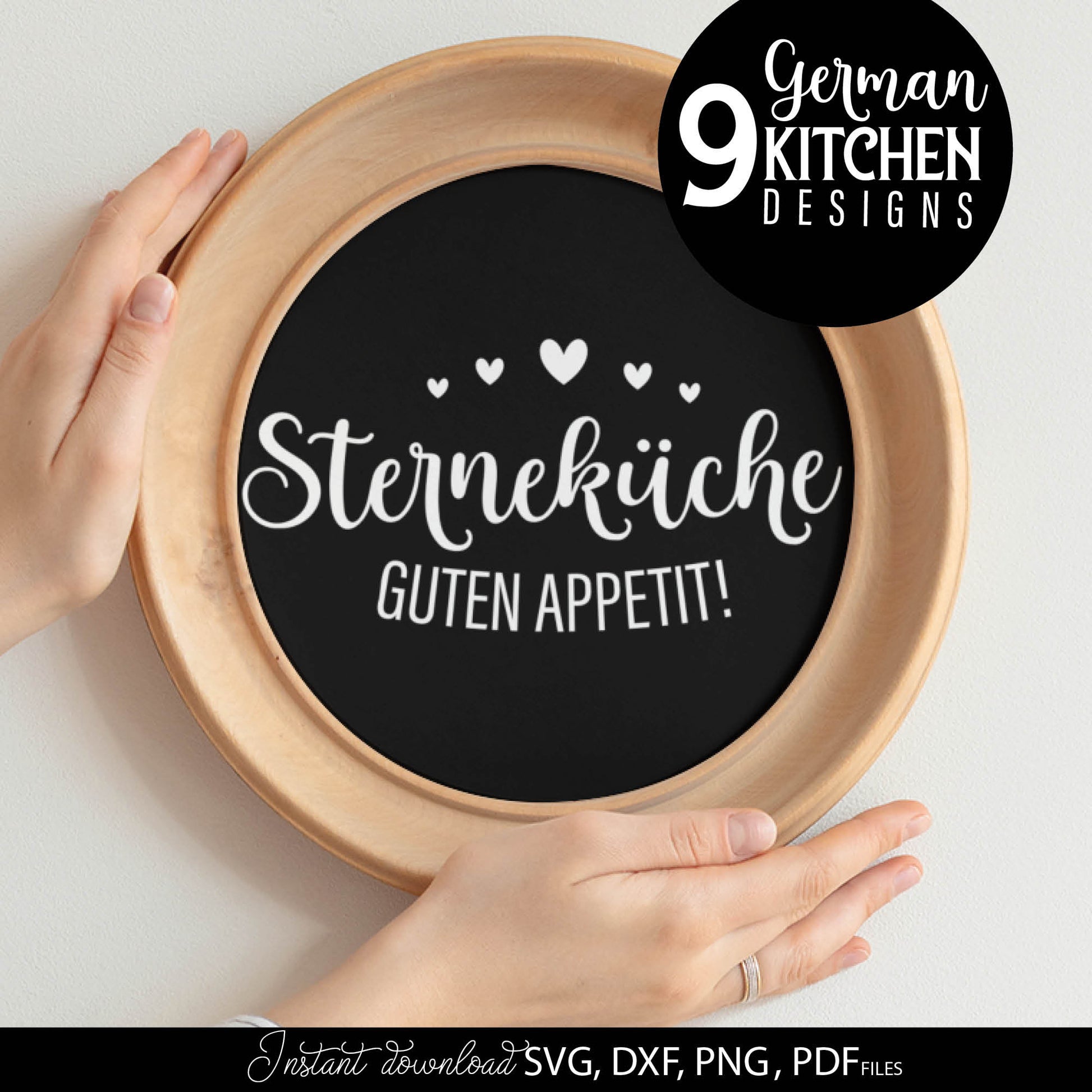 Funny German Küche lustige party saying  Plotter File SVG, PNG DXF and PDF files included. Compatible with Cricut, Silhouette, Glowforge or other machines. Use for sublimation or laser cut projects as well. Buy now, enjoy! Discount prices available.