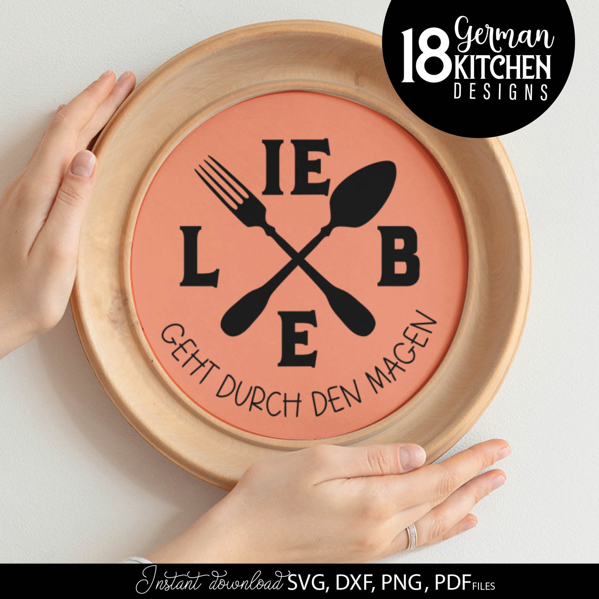 Funny German Essen Küche saying Plotter File SVG, PNG DXF and PDF files included. Compatible with Cricut, Silhouette, Glowforge or other machines. Use for sublimation or laser cut projects as well. Buy now, enjoy! Discount prices available.