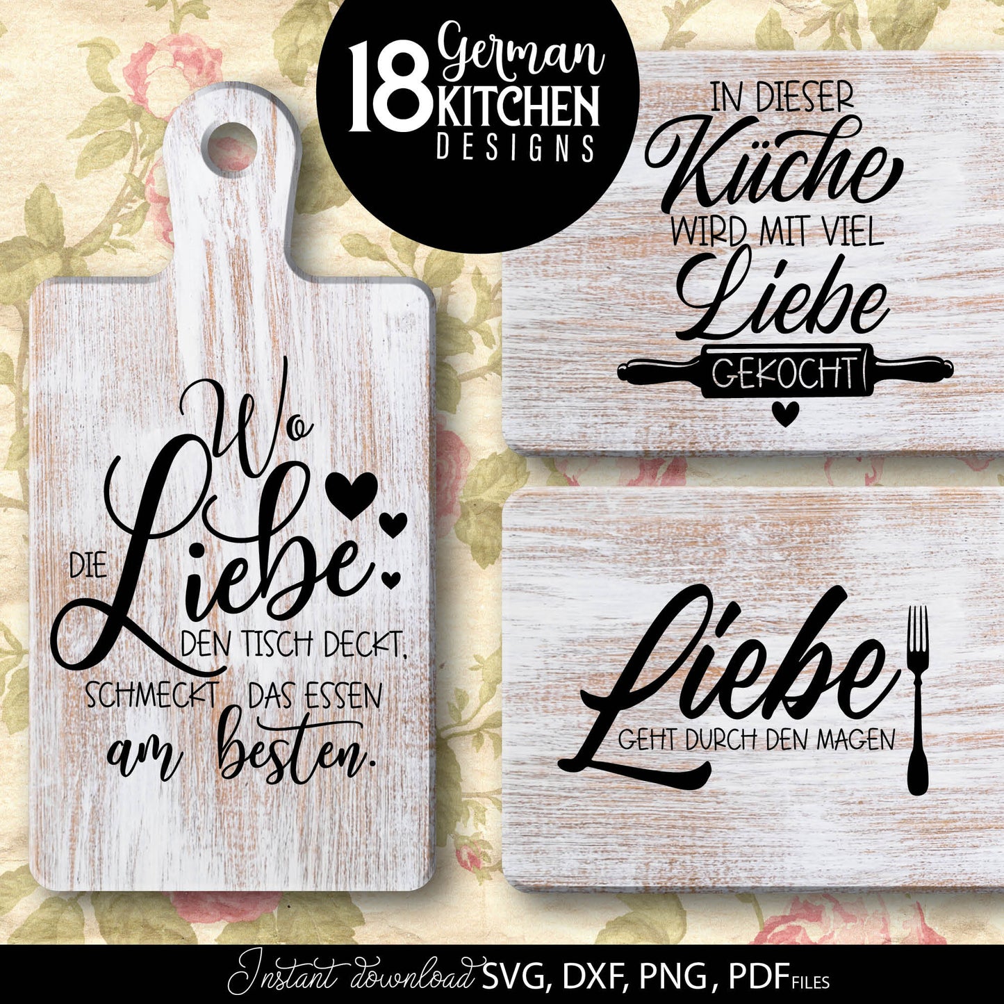 Funny German Essen Küche saying Plotter File SVG, PNG DXF and PDF files included. Compatible with Cricut, Silhouette, Glowforge or other machines. Use for sublimation or laser cut projects as well. Buy now, enjoy! Discount prices available.