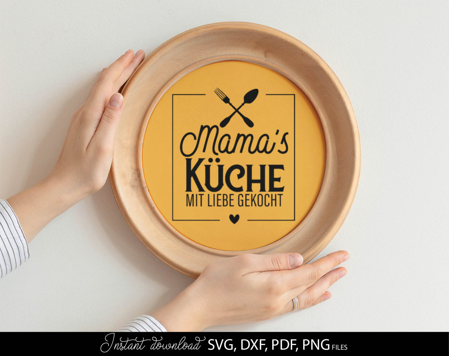 German Oma and Mama Küche saying  Plotter File SVG, PNG DXF and PDF files included. Compatible with Cricut, Silhouette, Glowforge or other machines. Use for sublimation or laser cut projects as well. Buy now, enjoy! Discount prices available.