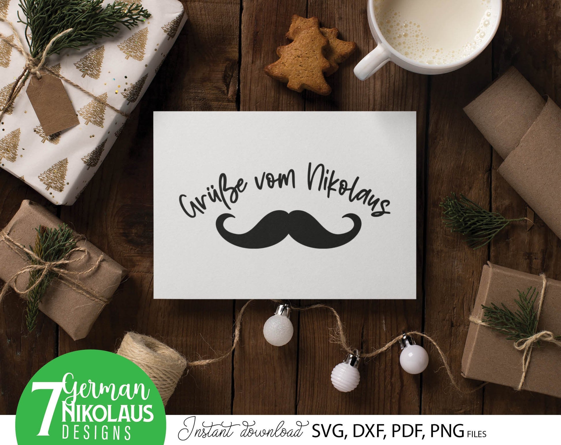 German St. Nicholas plotter file svg png dxf designs bundle for You German Christmas evening ornaments. Use for cutting from vinyl, sublimation or laser cut projects. Compatible with Cricut, Silhouette or other equipment. Buy now and enjoy!