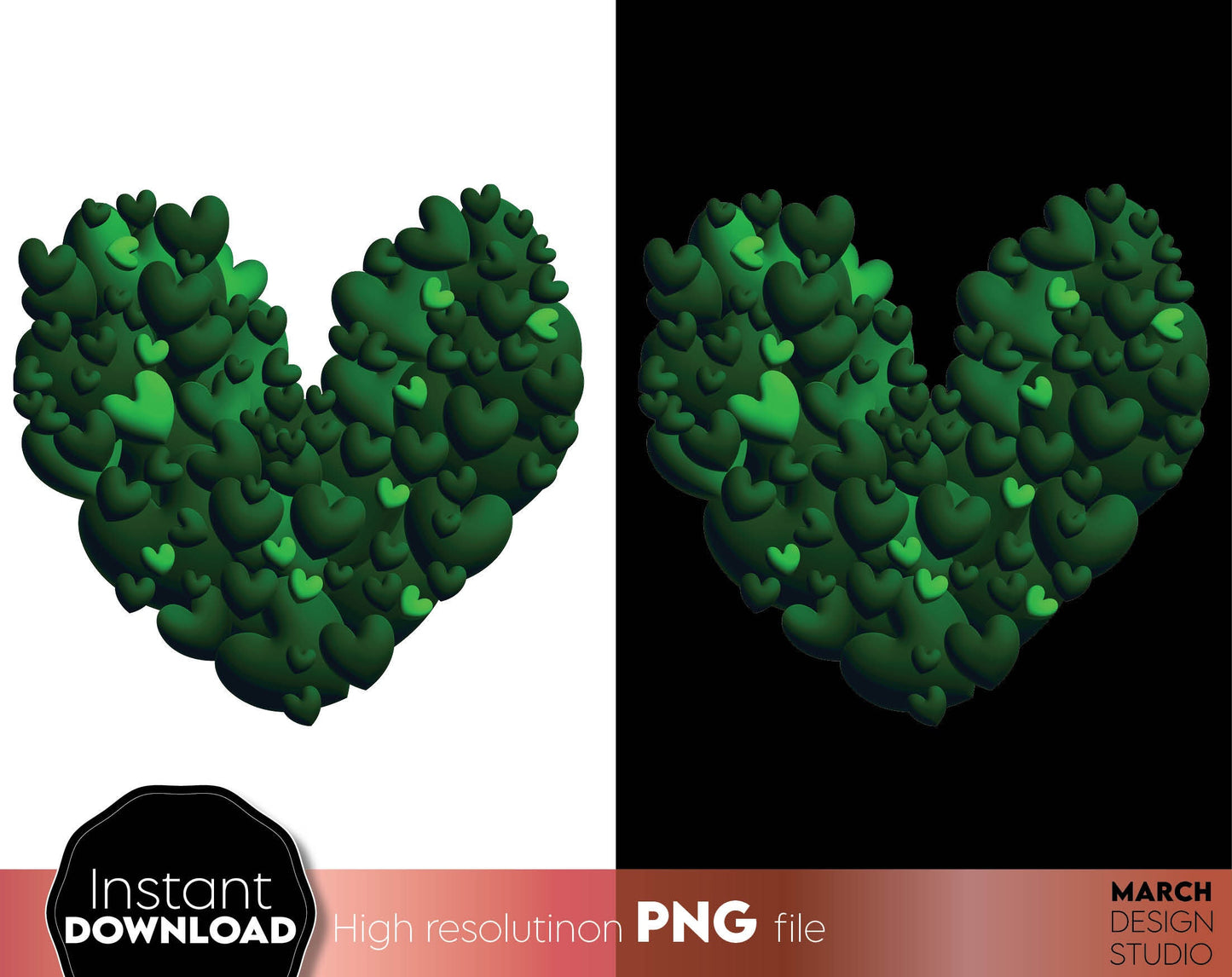 Beautiful 3 different coloured Glittered PNG hearts for Your Valentines Day projects. Use for sublimation or printing projects as well. PNG, file included. Buy now for a good price and enjoy Valentines Day!