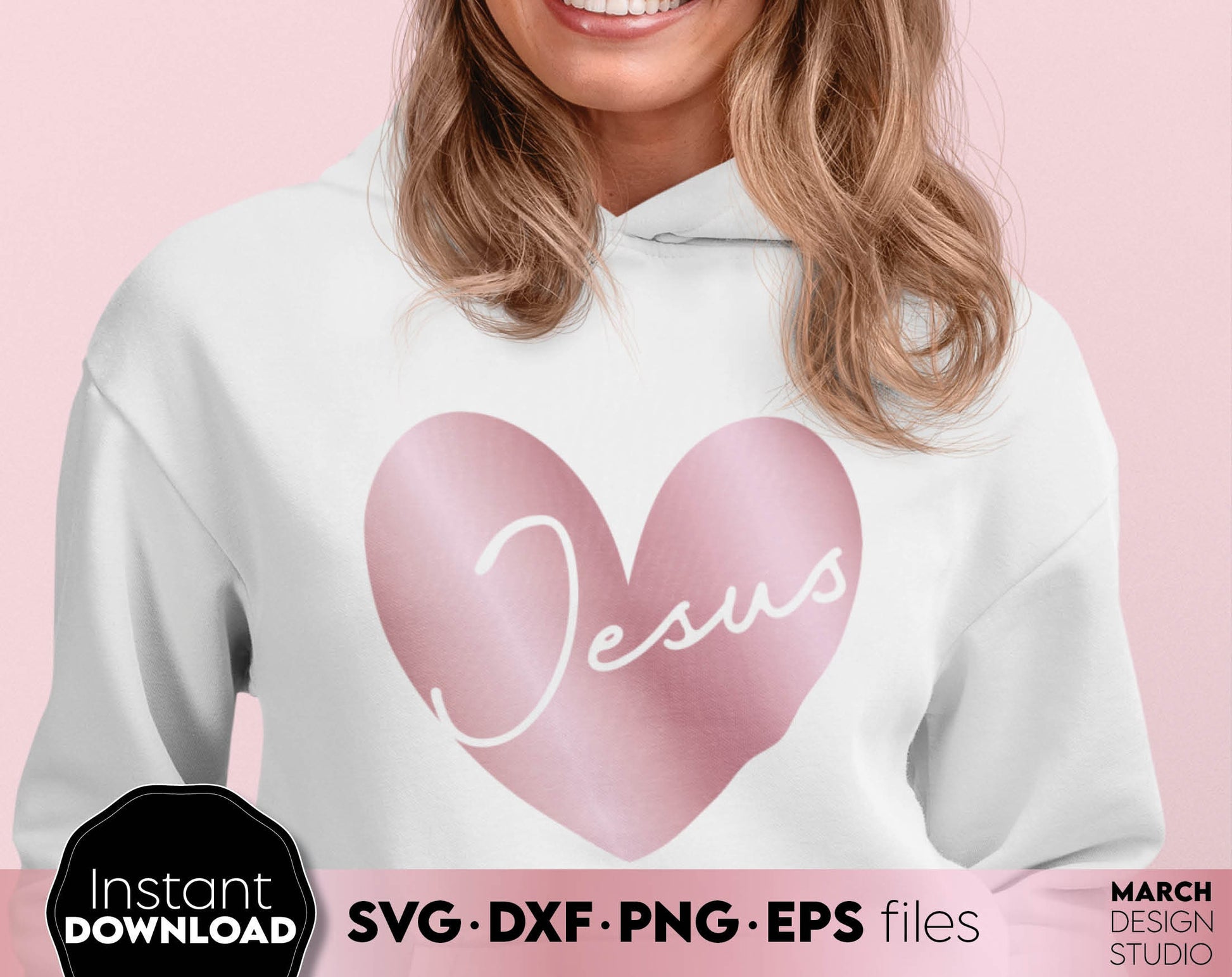 Jesus loves you. A bundle of different files with Bible sayings. It can be used for all situations in life when you want to please a brother or sister in the faith with Christian content on a shirt, on a mug, on some home decor or etc. Buy now!