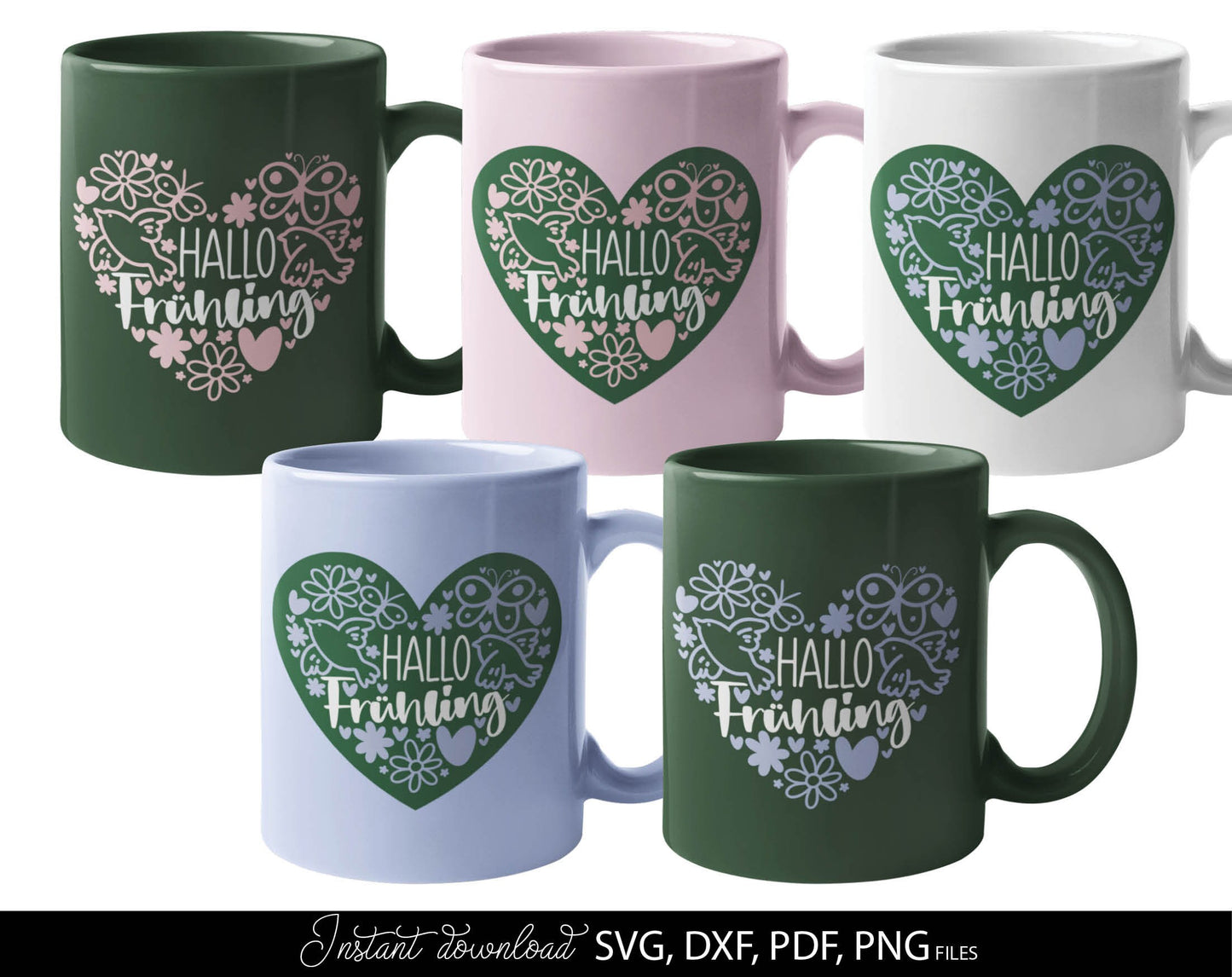 Plotterdatei frühling Plotterdatei Ostern and Plotter Files for Spring craft ideas. 5 files format included. Compatible with Cricut, Silhouette. Cut from vinyl, use for printing, sublimation or laser cut projects. Buy now for a good price and enjoy!