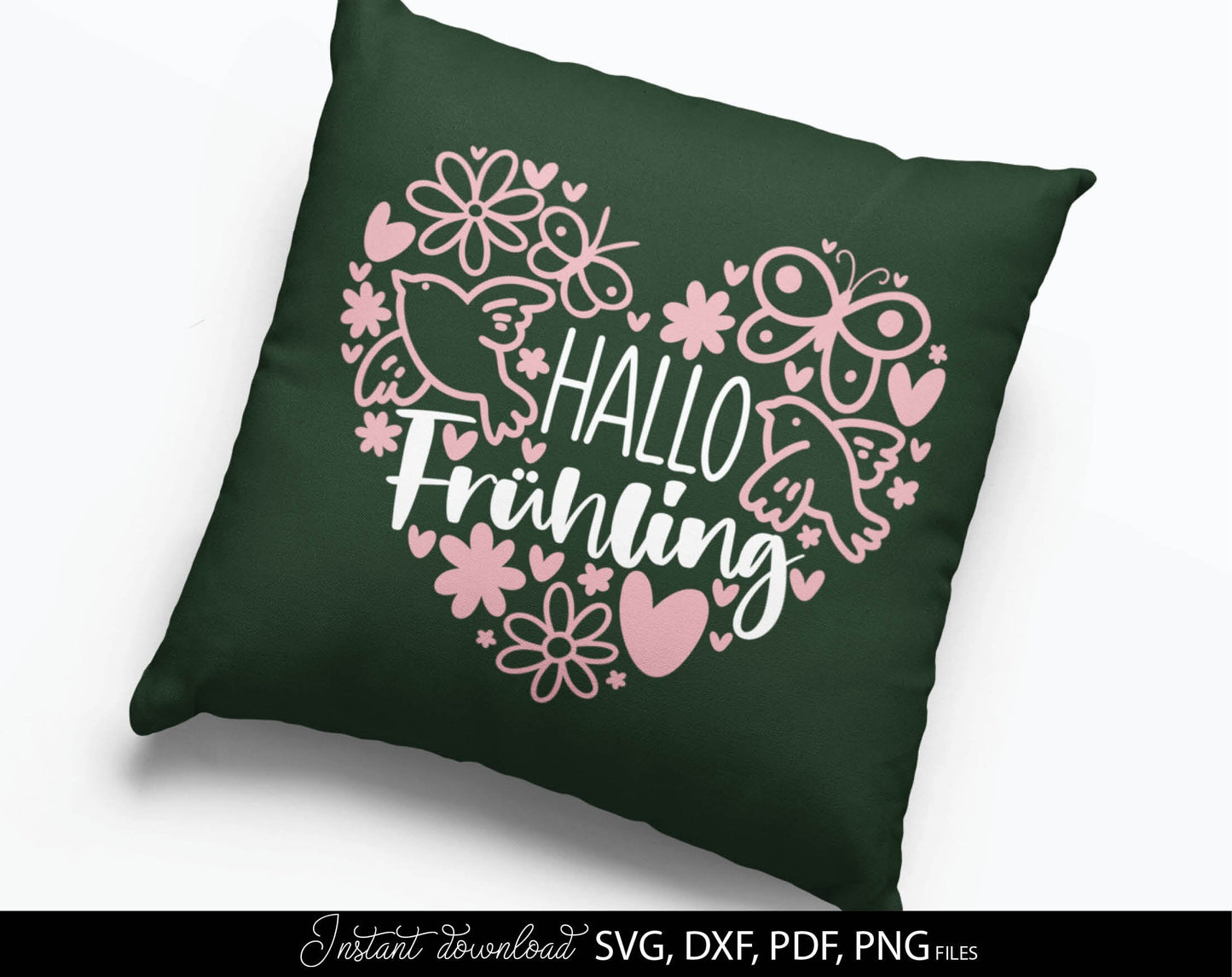 Plotterdatei frühling Plotterdatei Ostern and Plotter Files for Spring craft ideas. 5 files format included. Compatible with Cricut, Silhouette. Cut from vinyl, use for printing, sublimation or laser cut projects. Buy now for a good price and enjoy!