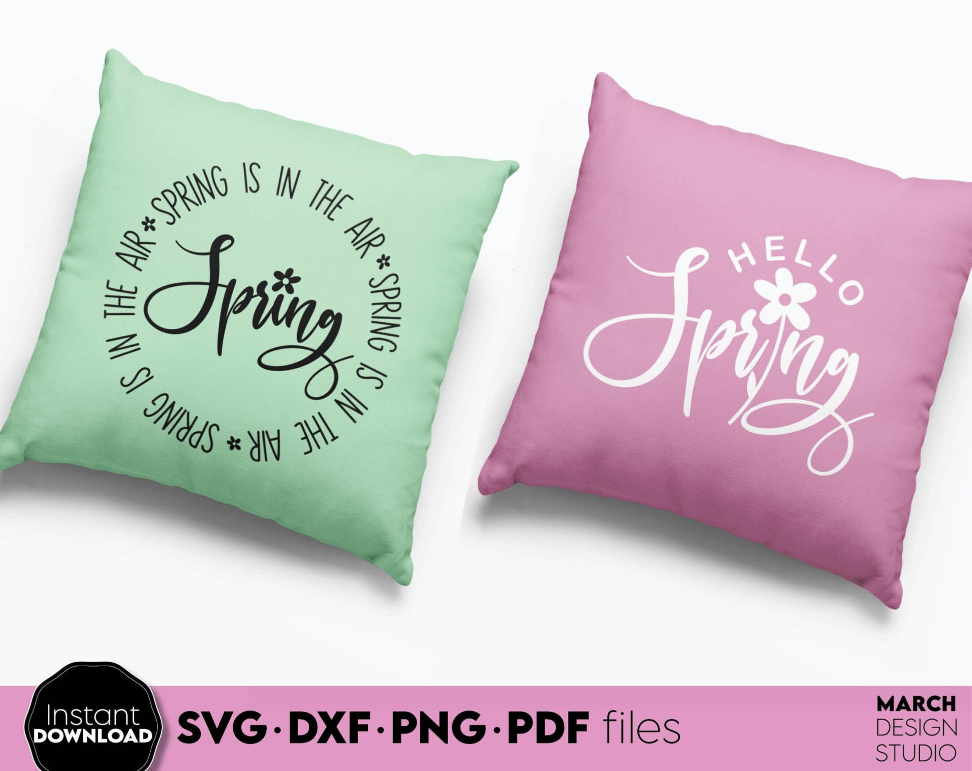 Spring Quotes and floral signs for Your Easter Shirt designs. SVG PNG EPS DXF files included. Compatible with Cricut, Silhouette or other. Cut from vinyl, use for printing, sublimation or laser cut, grave projects. Buy now for a good price and enjoy!