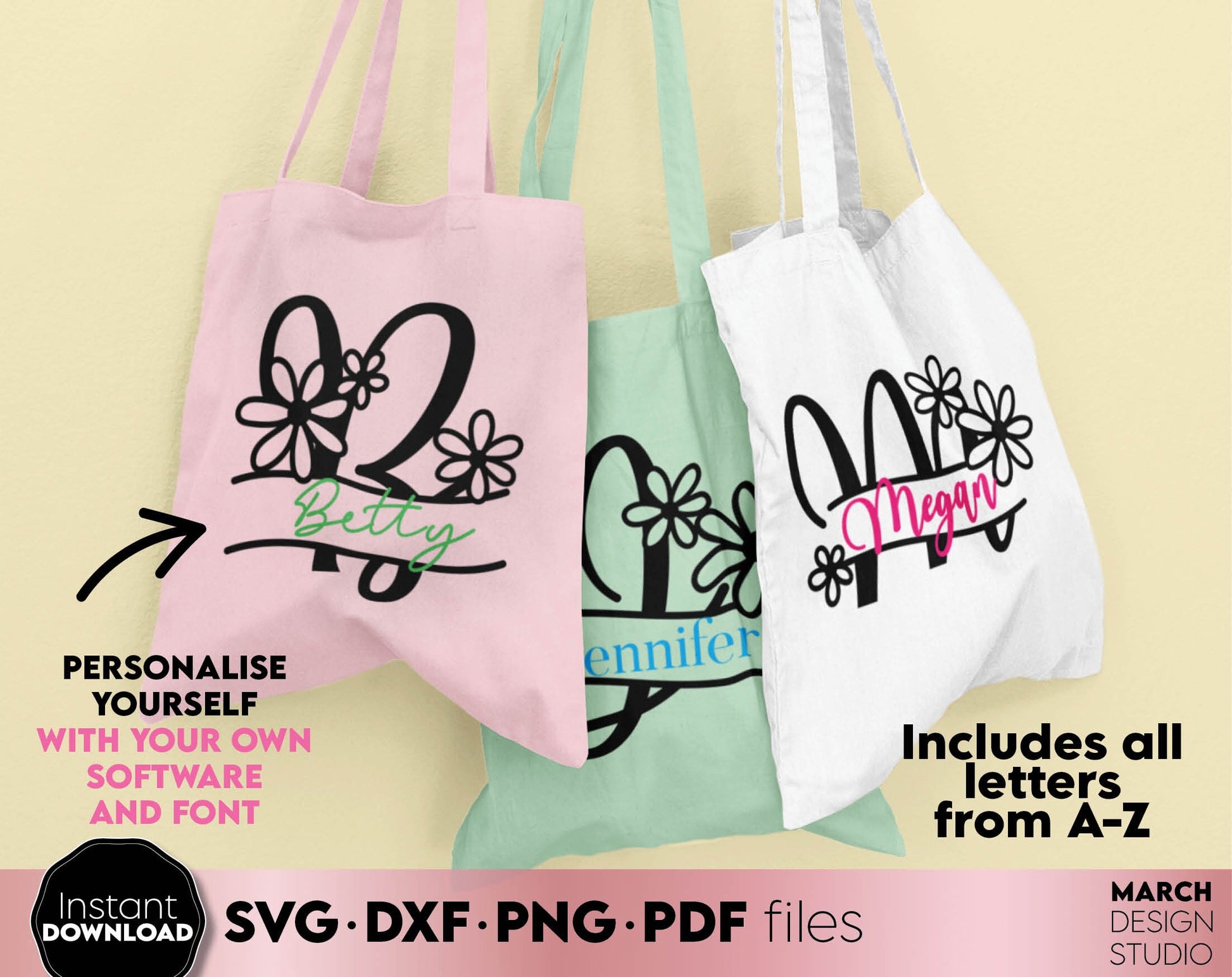 Flourish Letters Alphabet font you can use to surprise your loved ones. Just click ADD TO CARD. You can use Floral monogram font to make gifts for various important events, like - Christmas, Birthdays, Weddings, etc. Compatible with Cricut. Enjoy!