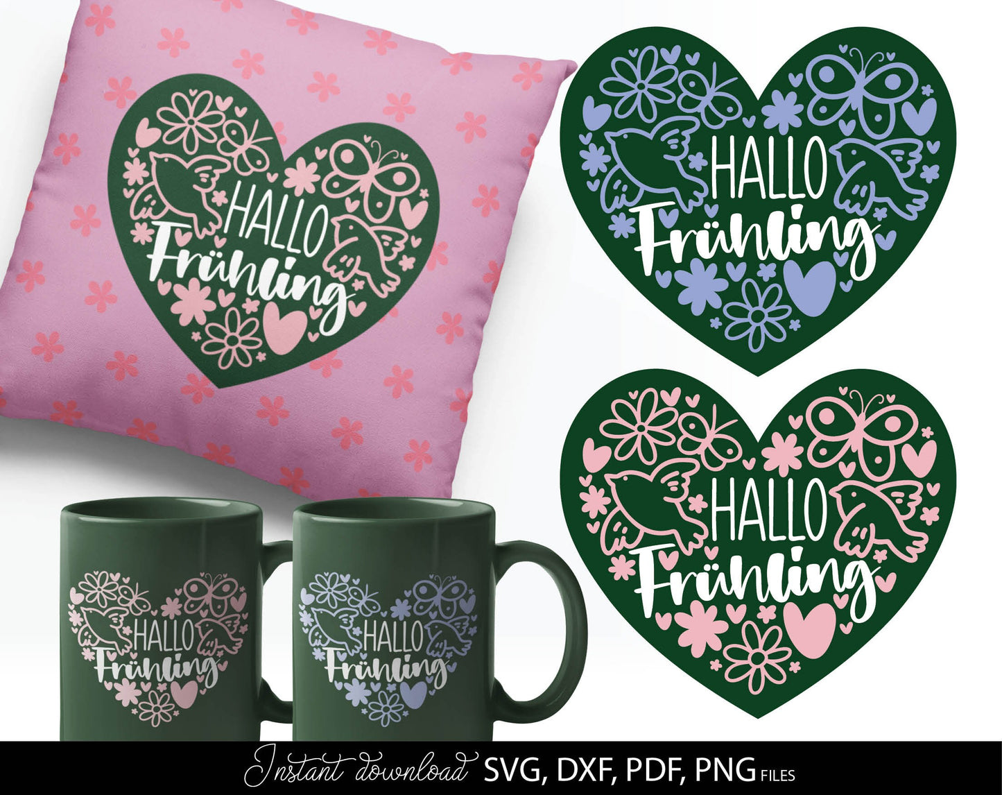 Plotterdatei frühling Plotterdatei Ostern and Plotter Files for Spring craft ideas. 5 files format included. Compatible with Cricut, Silhouette. Cut from vinyl, use for printing, sublimation or laser cut projects. Buy now for a good price and enjoy!