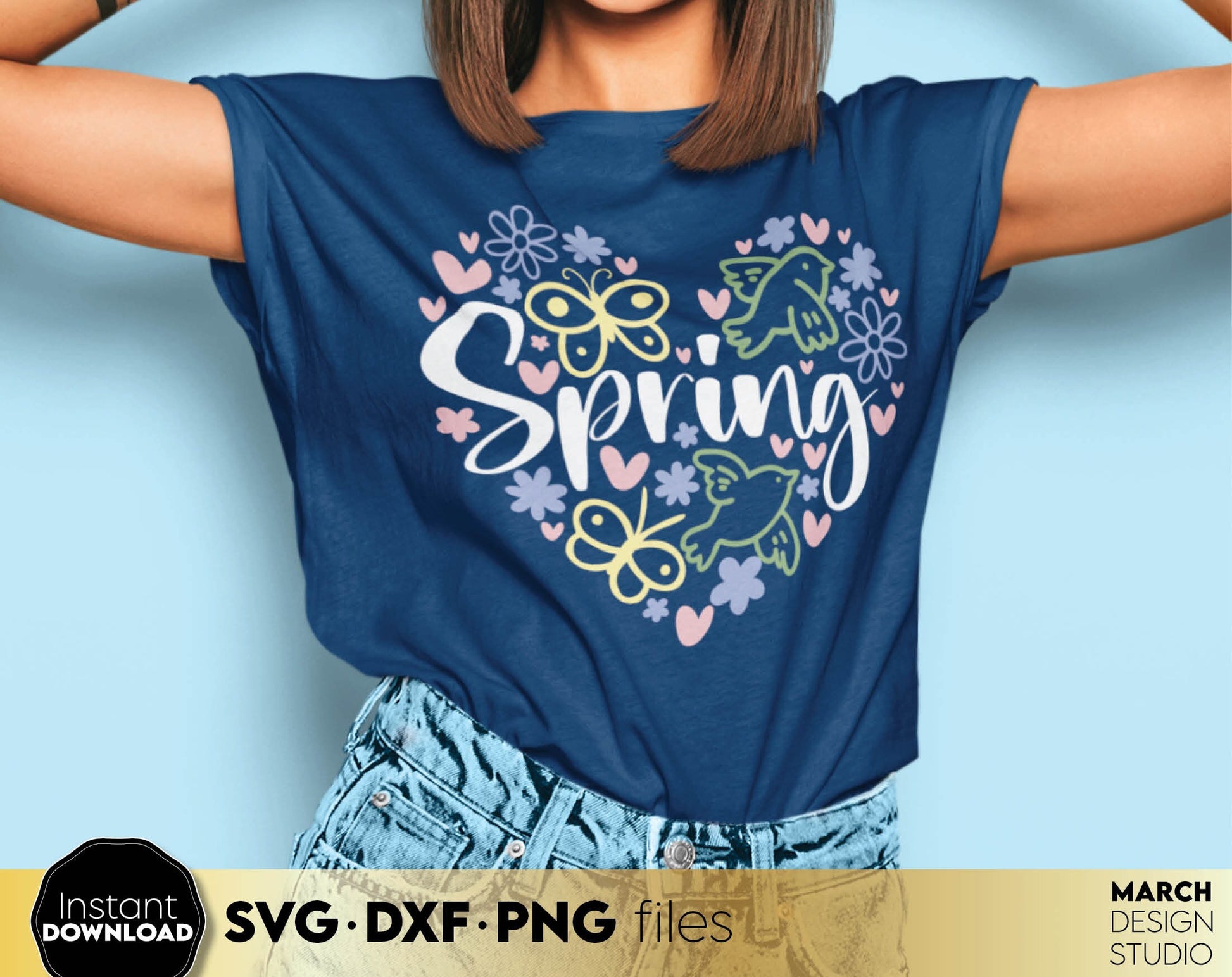 Spring Flower Signs | Spring Bundle Svg | Springtime svg | Spring Round Svg | Spring Sunshine Svg | Celebrate Spring Svg | Spring Elements