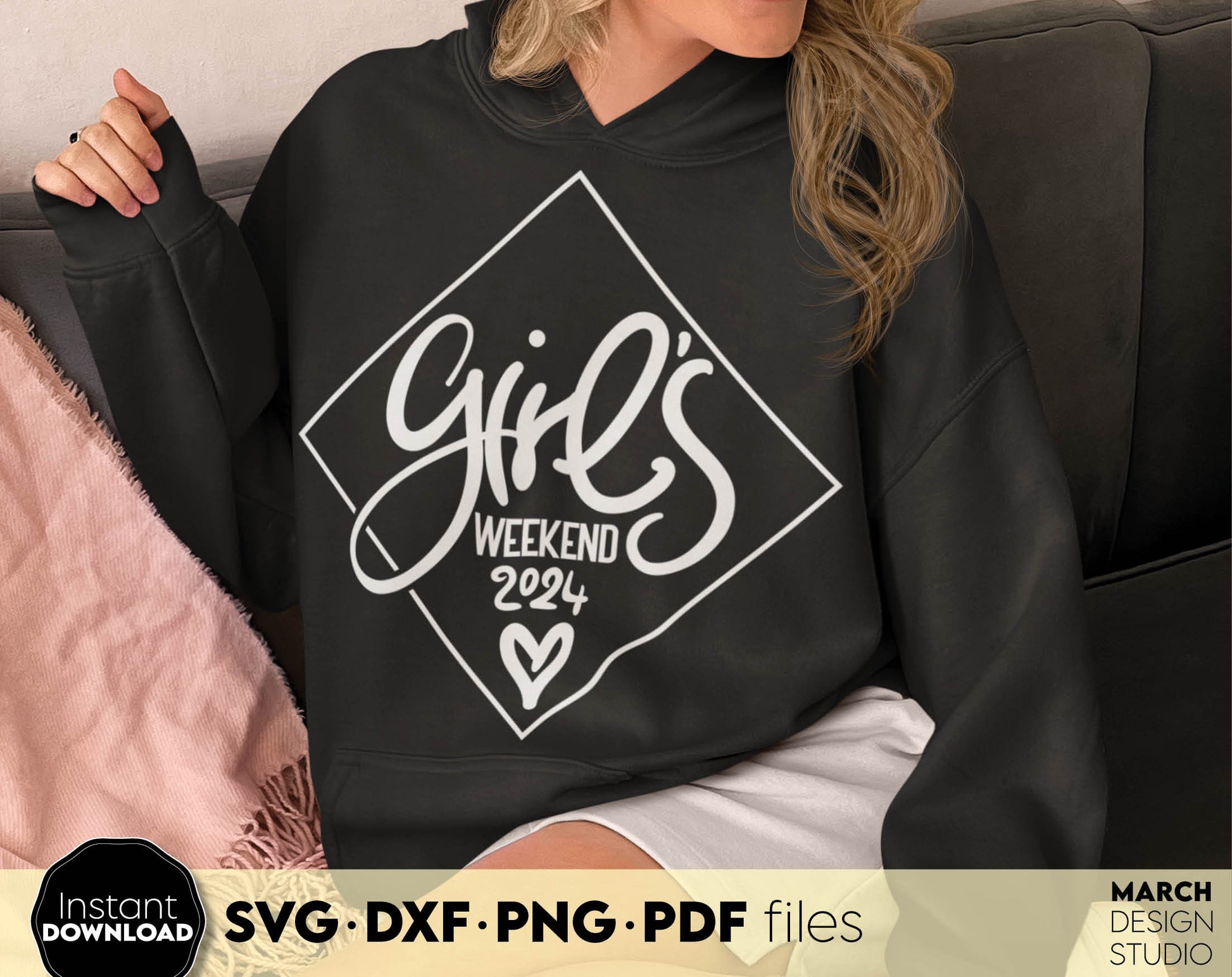 Girls Trip Weekend Shirt design. SVG PNG JPG EPS DXF files included. Compatible with Cricut, Silhouette or other equipment. Cut from vinyl, use for printing, sublimation or laser cut, grave projects. Buy now for a good price and enjoy!