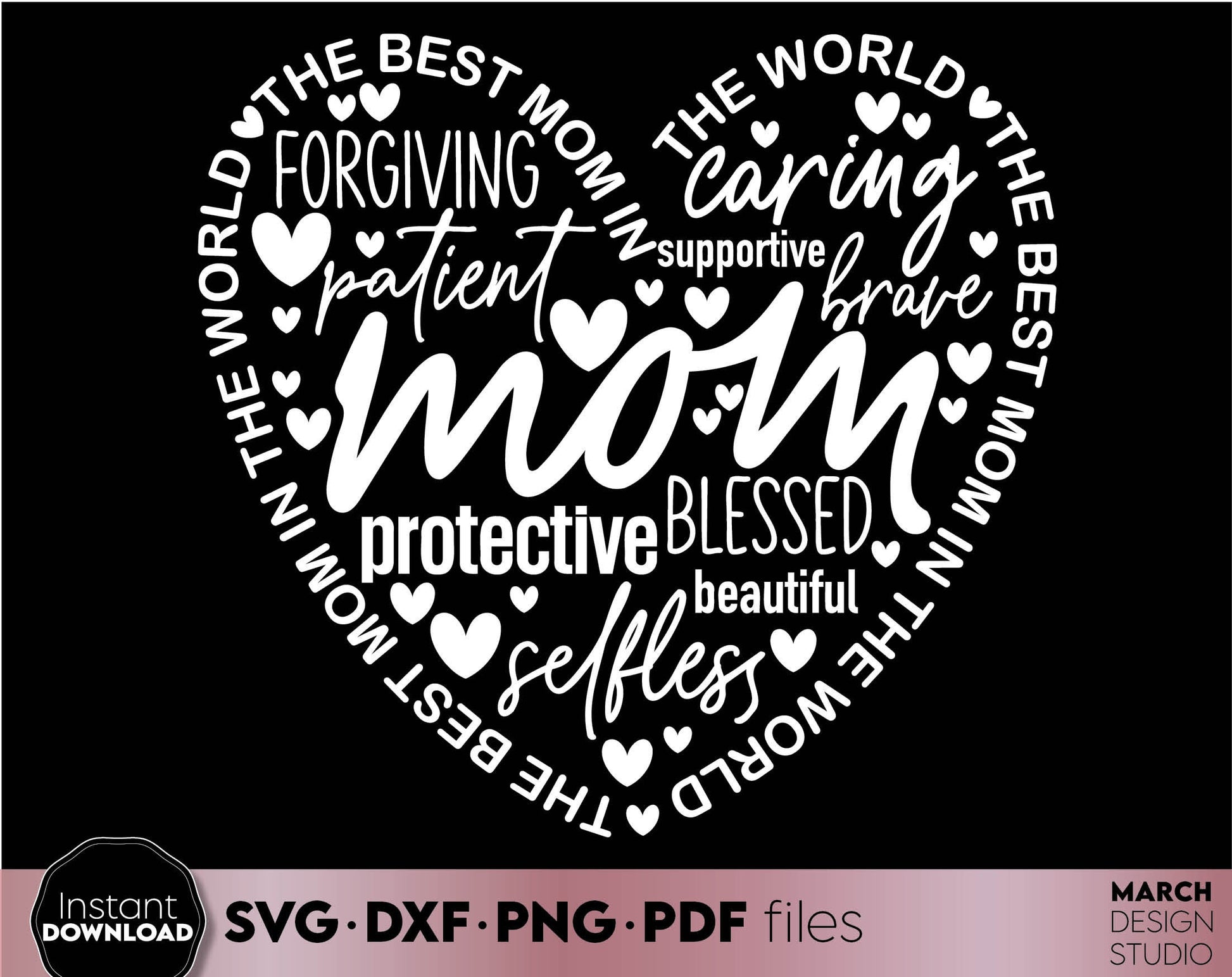 Mom Saying Gift. Nice design for mother day or mom birthday gift ideas. SVG PNG EPS DXF files included. Compatible with Cricut, Silhouette. Cut from vinyl, use for printing, sublimation or laser cut projects. Buy now for a good price, enjoy!