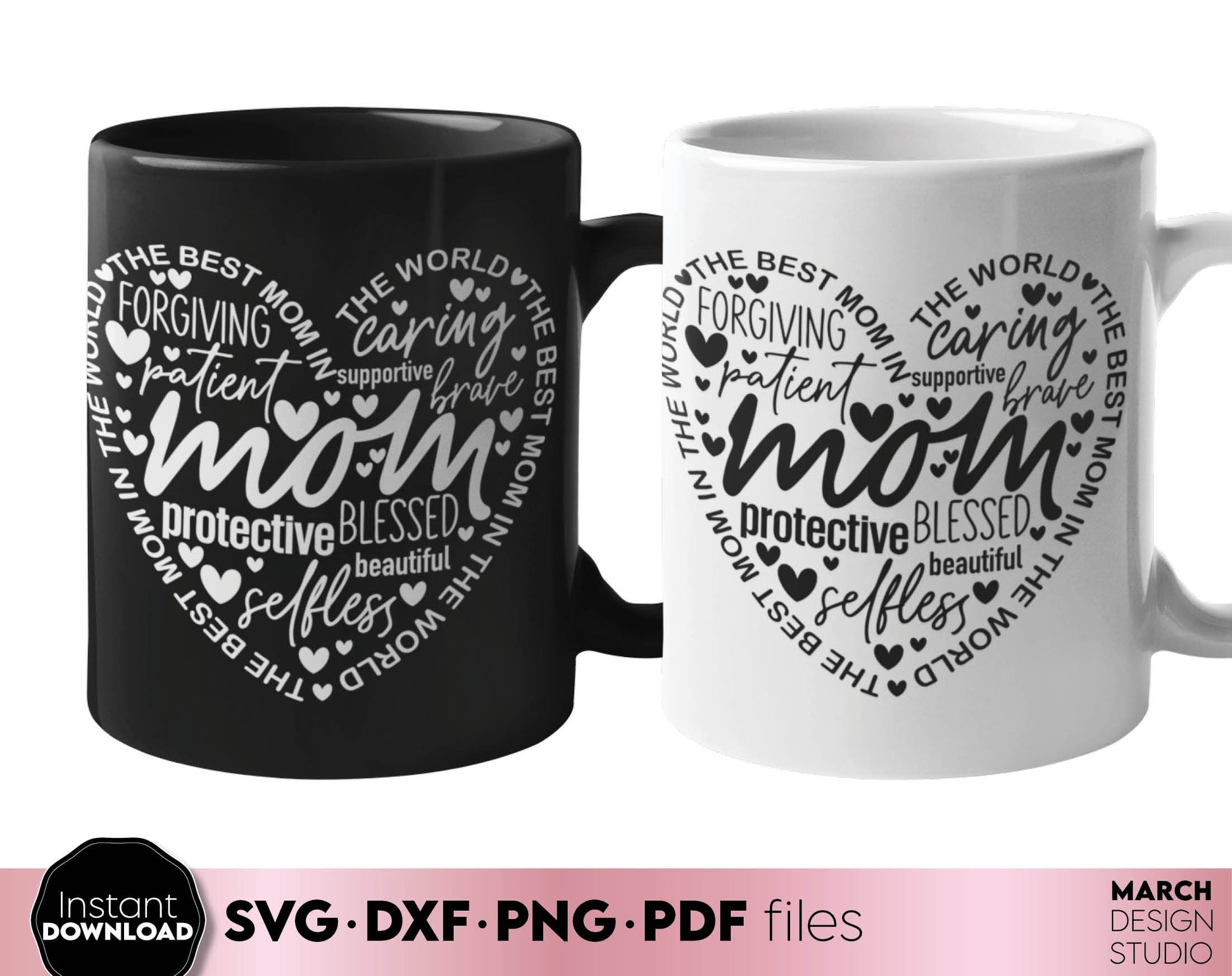 Mom Saying Gift. Nice design for mother day or mom birthday gift ideas. SVG PNG EPS DXF files included. Compatible with Cricut, Silhouette. Cut from vinyl, use for printing, sublimation or laser cut projects. Buy now for a good price, enjoy!