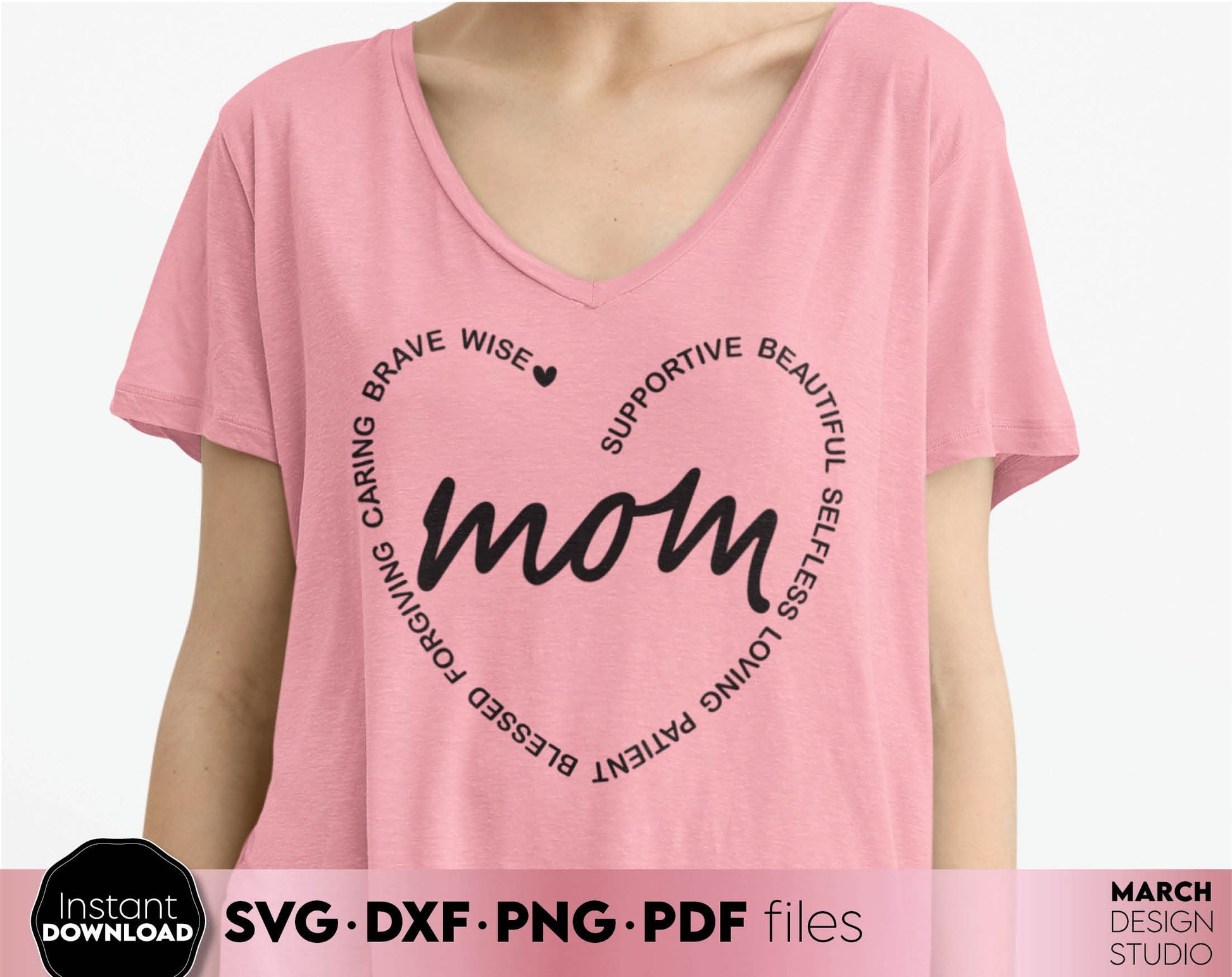 Mother day print for mug. Nice design for mother day or mom birthday gift ideas. SVG PNG EPS DXF files included. Compatible with Cricut, Silhouette. Cut from vinyl, use for printing, sublimation or laser cut projects. Buy now for a good price, enjoy!